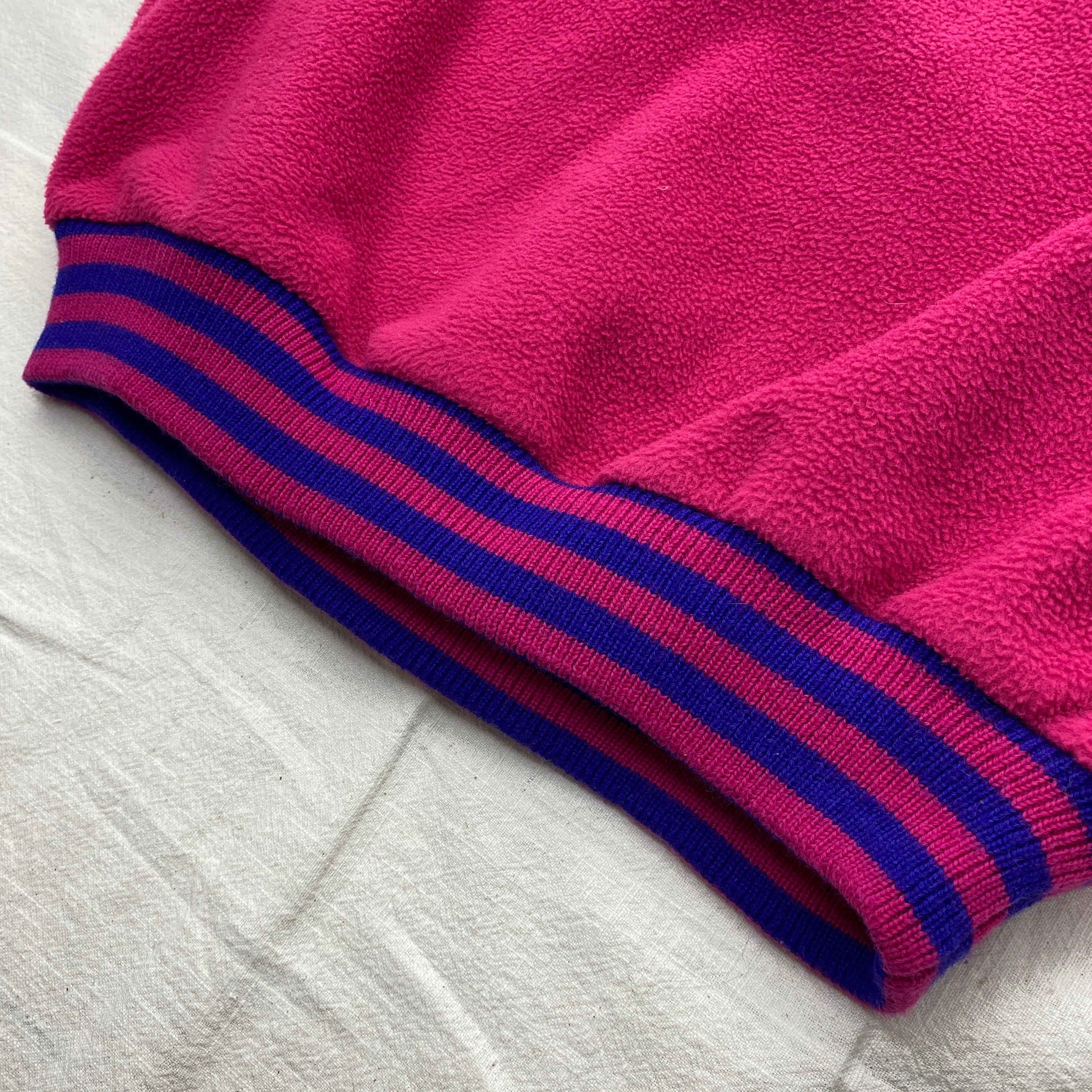 Benetton Vintage Fleece Sweatshirt, Size XL, Made in Italy, 80’s/90’s