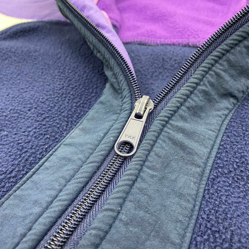 Adidas Vintage Fleece Jacket, Size L, Full Zip, 90’s