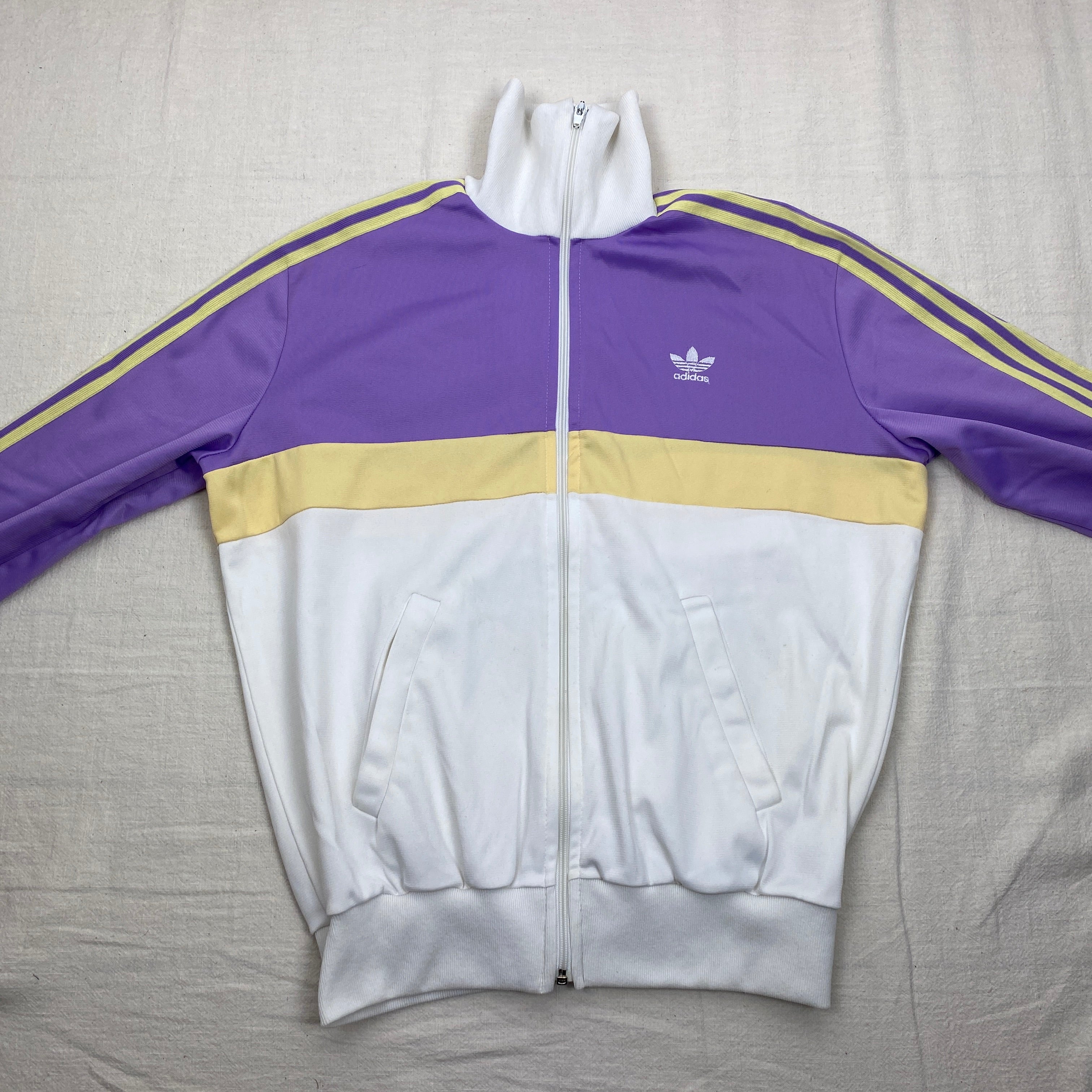 Adidas Vintage Track Jacket, Size M, Made in England, 70’s/80’s