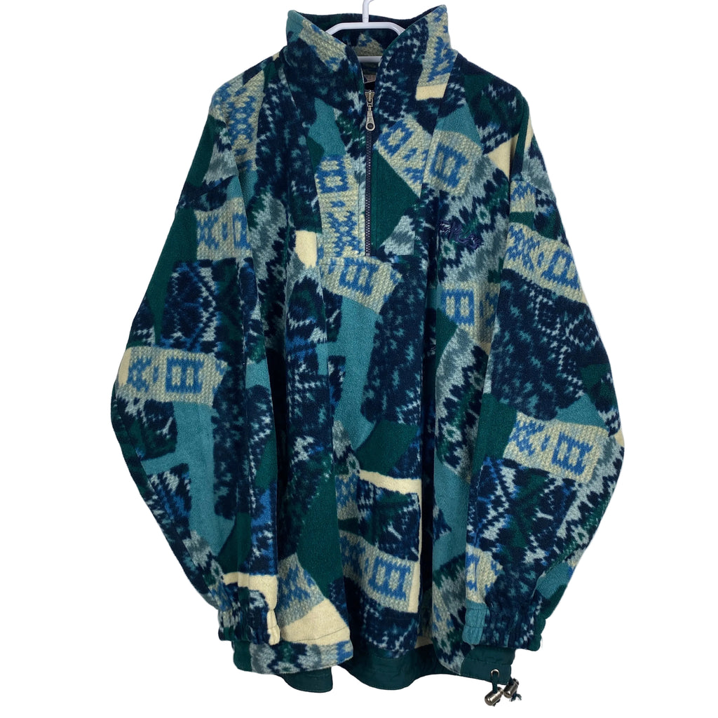 Fila Vintage Fleece Jacket, Size XL, Made in Italy, 90’s