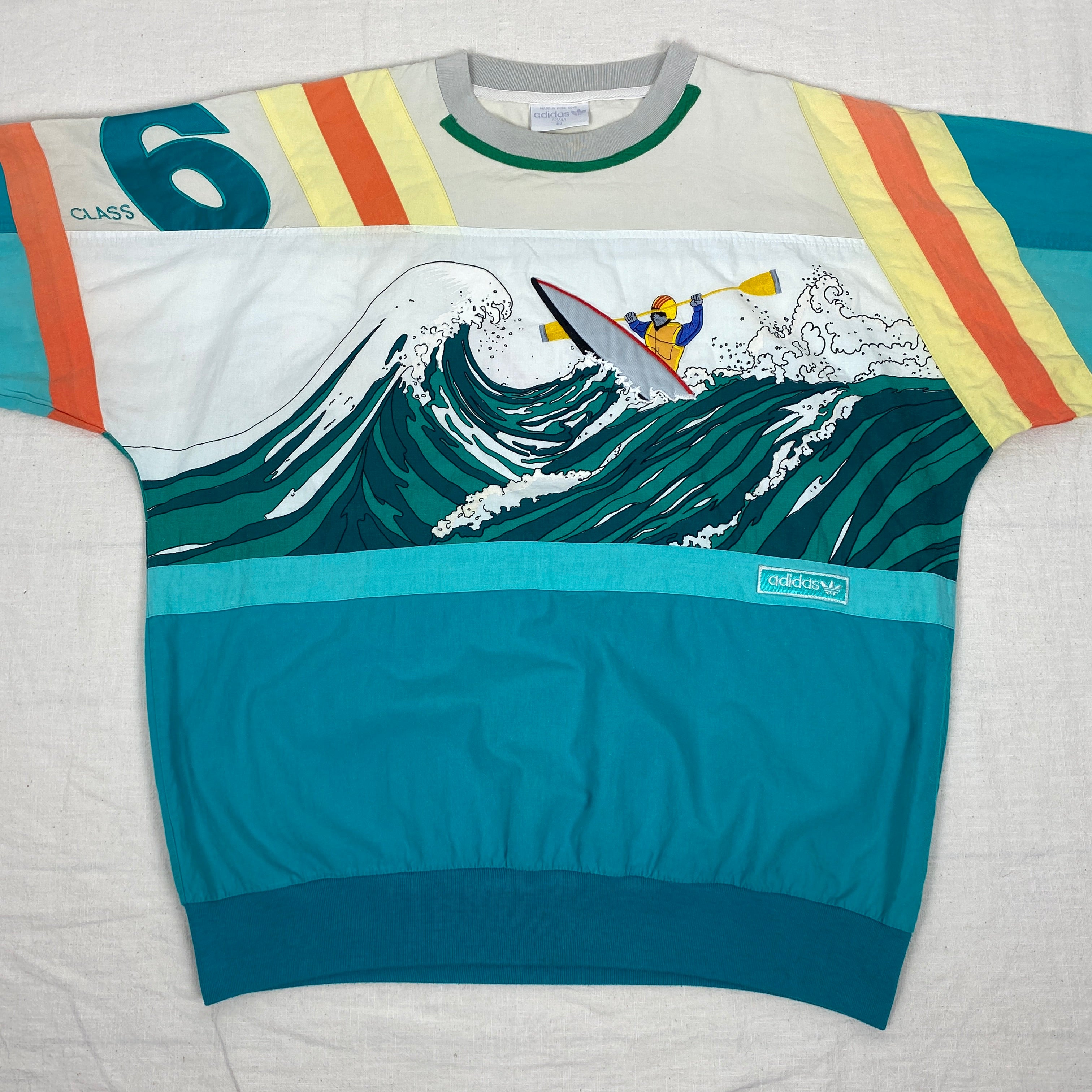 Adidas Vintage Sweatshirt, Size XL, Devils Toenail, Amuza River, 90’s