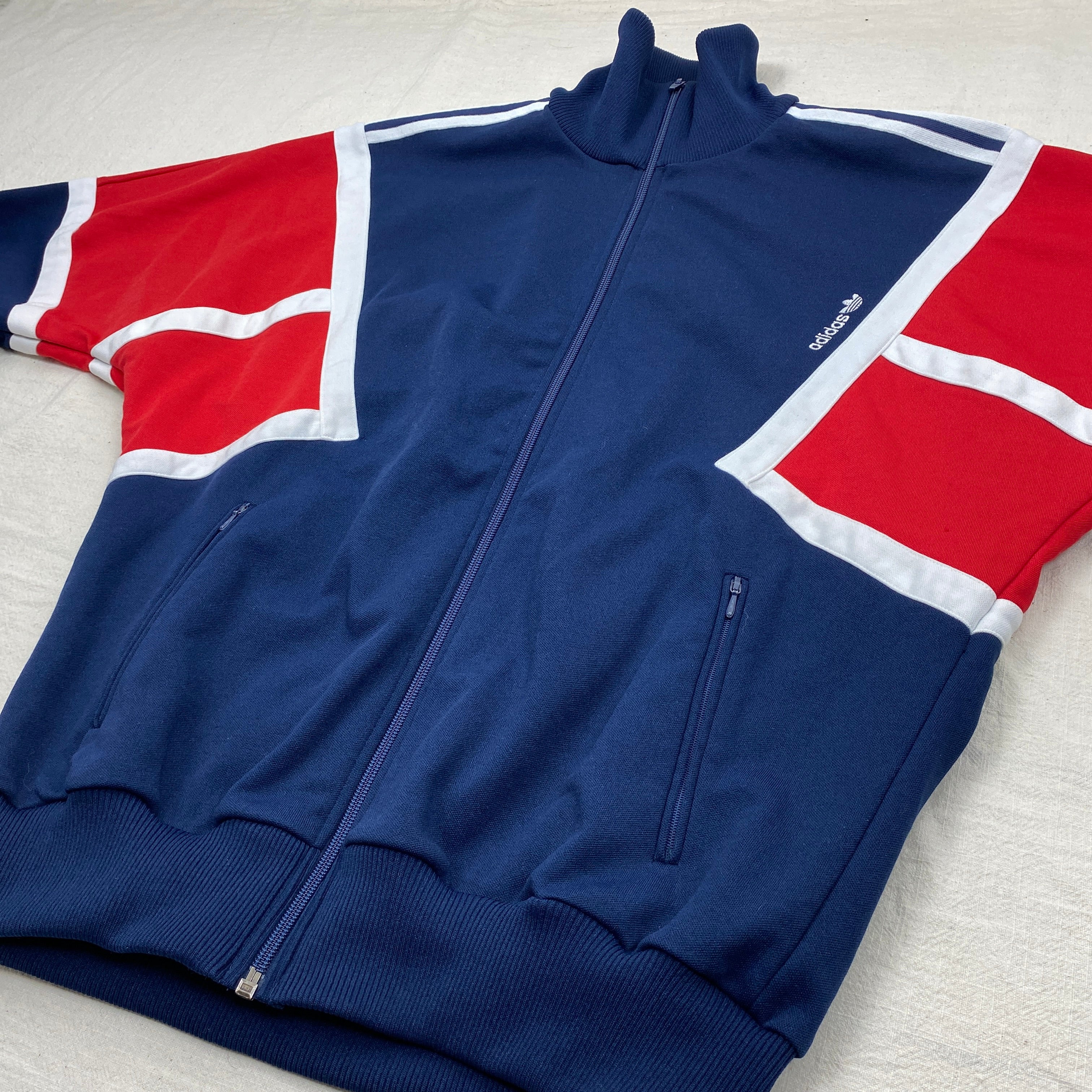 Adidas Vintage Track Jacket, Size M, Made in Hungary, 70’s/80’s