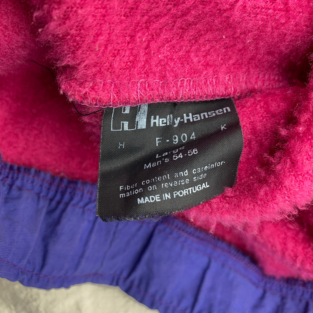 Helly Hansen Vintage Fleece Jacket, Size L, Made in Portugal, 90’s