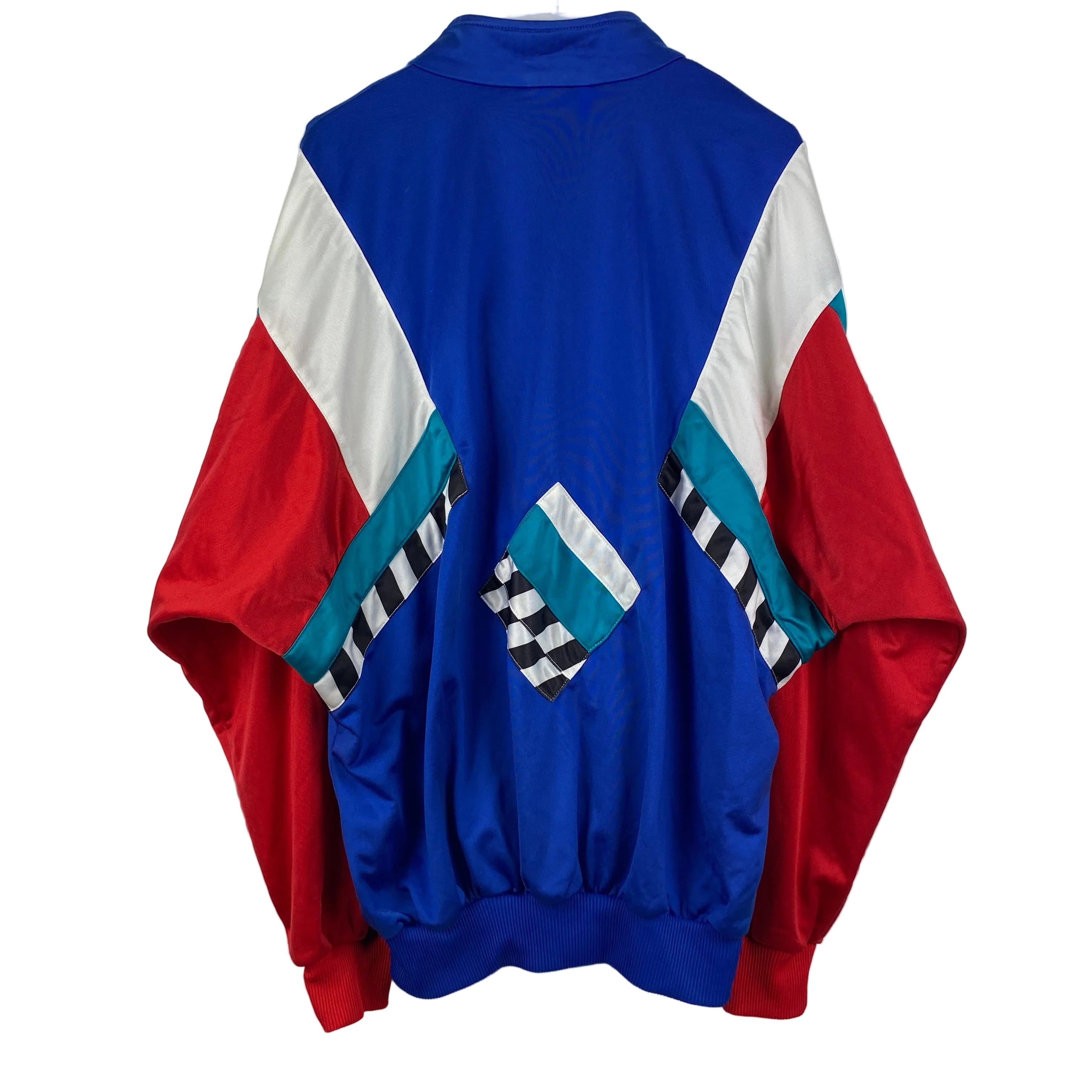 Adidas Vintage Track Jacket, Size L, Rare, Patchwork, 90’s