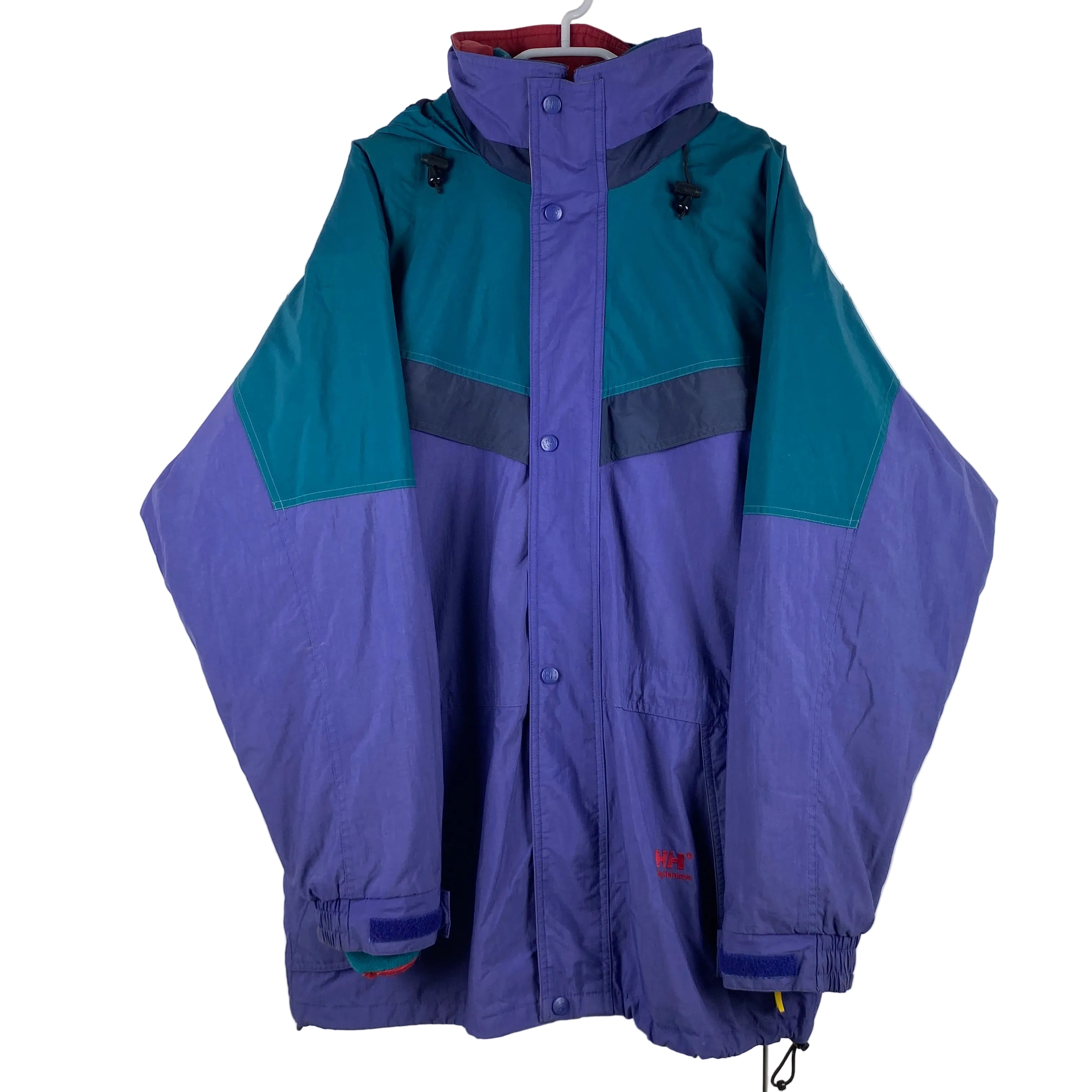 Helly Hansen Jacket, Fleece Lined, Size M, Vintage 90's Retro Jacket