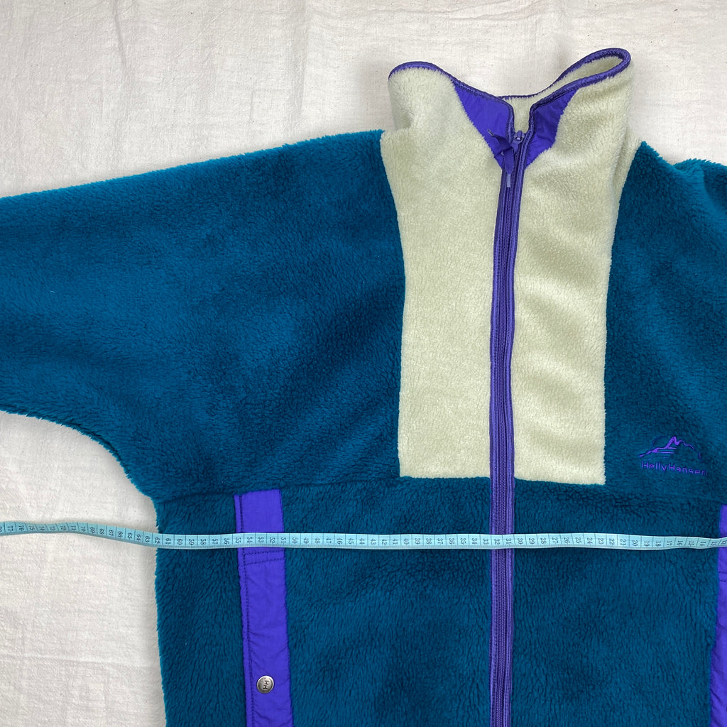 Helly Hansen Vintage Fleece Jacket, Size L, Polar Fleece, 90’s