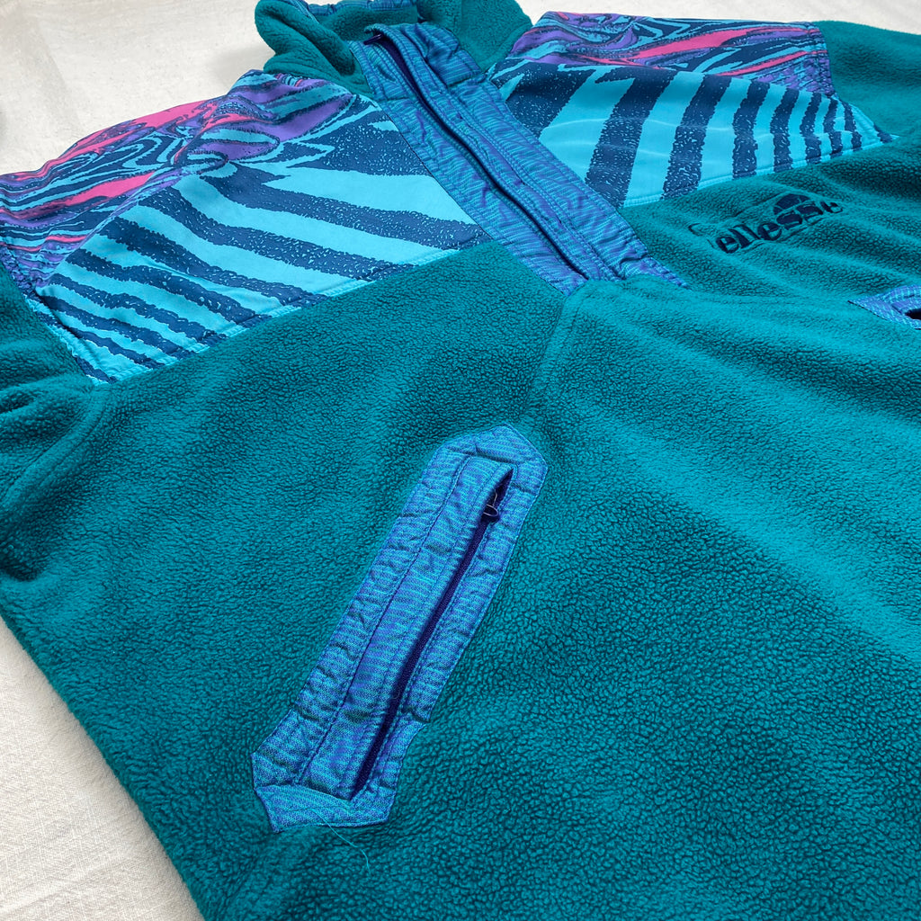 Ellesse Vintage Fleece Jacket, Size M, 90’s
