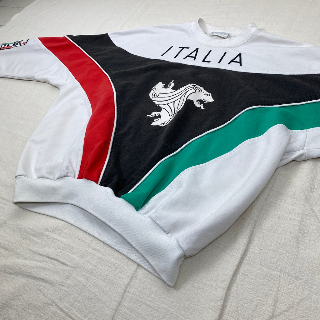 Adidas Vintage Sweatshirt, Size L, Coppa Del Mondo, Italian World Cup, 90’s
