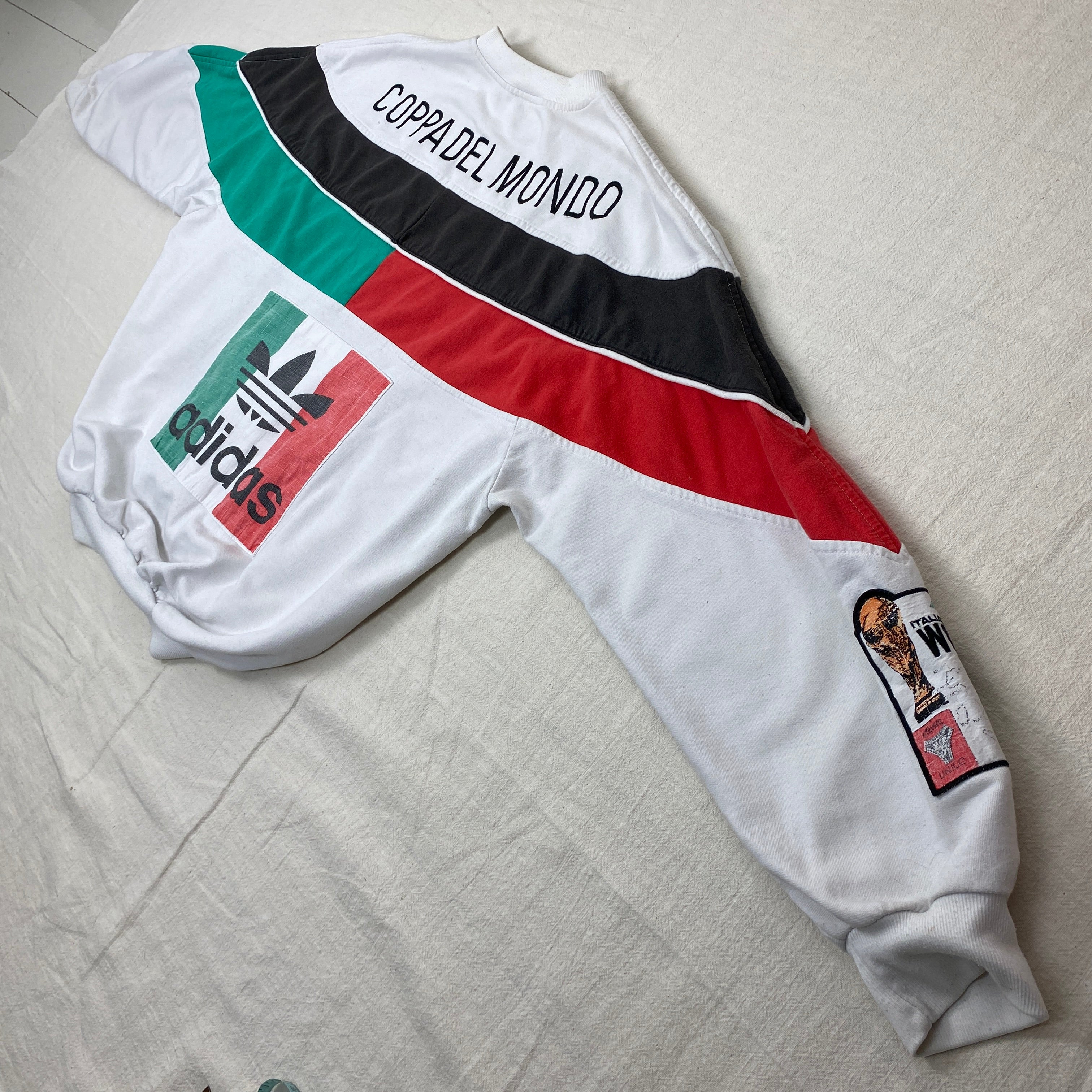 Adidas Vintage Sweatshirt, Size L, Coppa Del Mondo, Italian World Cup, 90’s