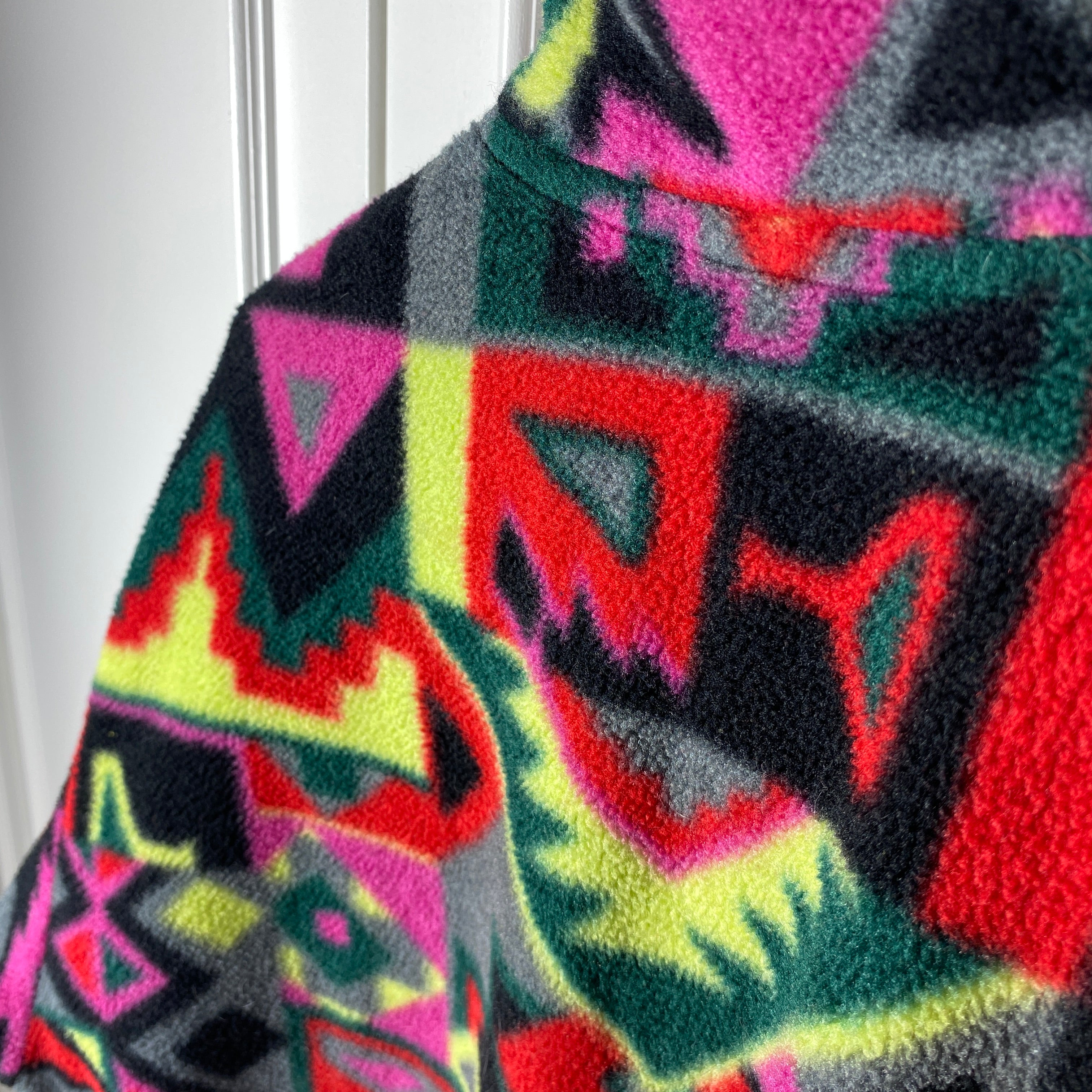 Fila Vintage Fleece Jacket, Size M, Made in Italy, 90’s