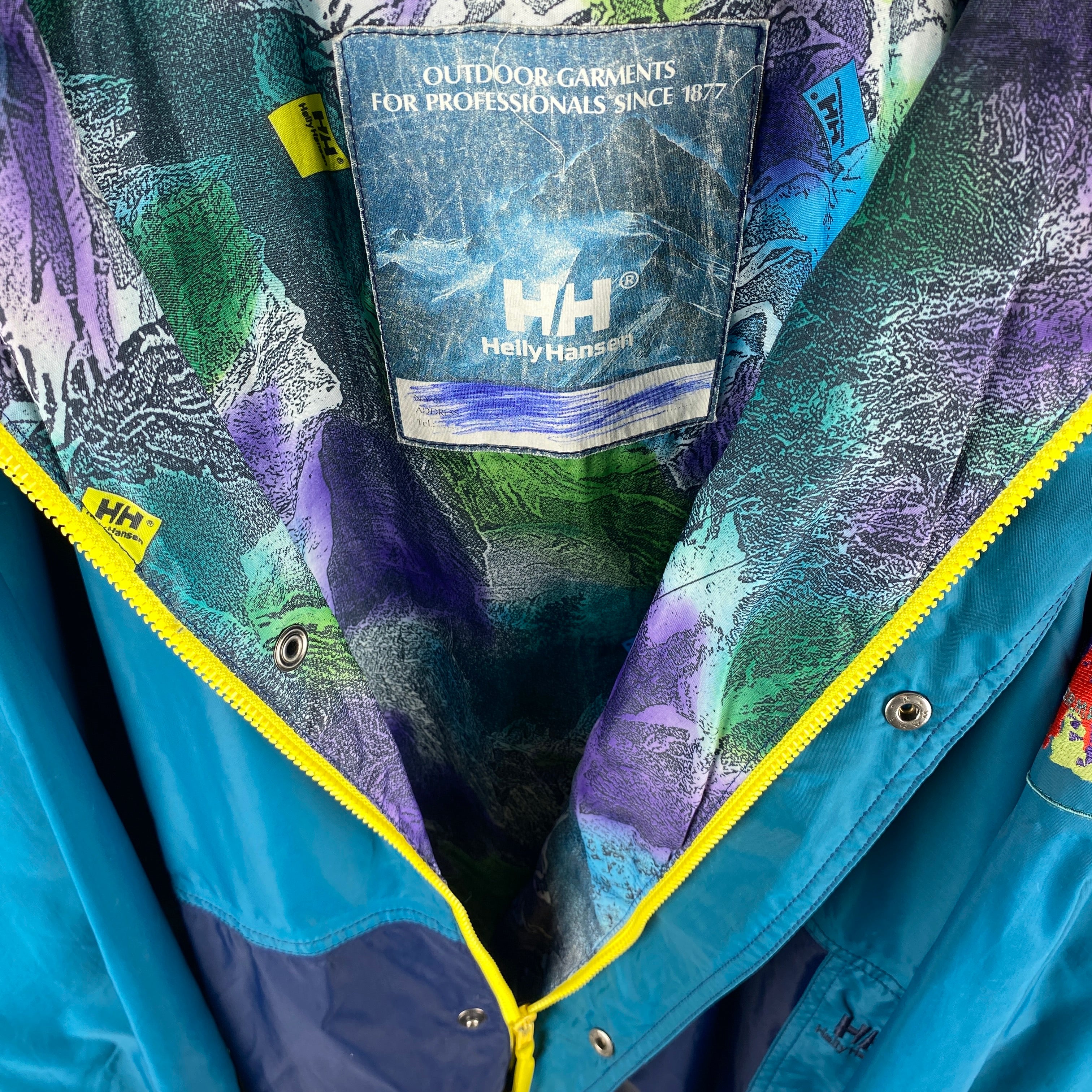 Helly Hansen Jacket, Size L, Vintage 90's Retro Jacket
