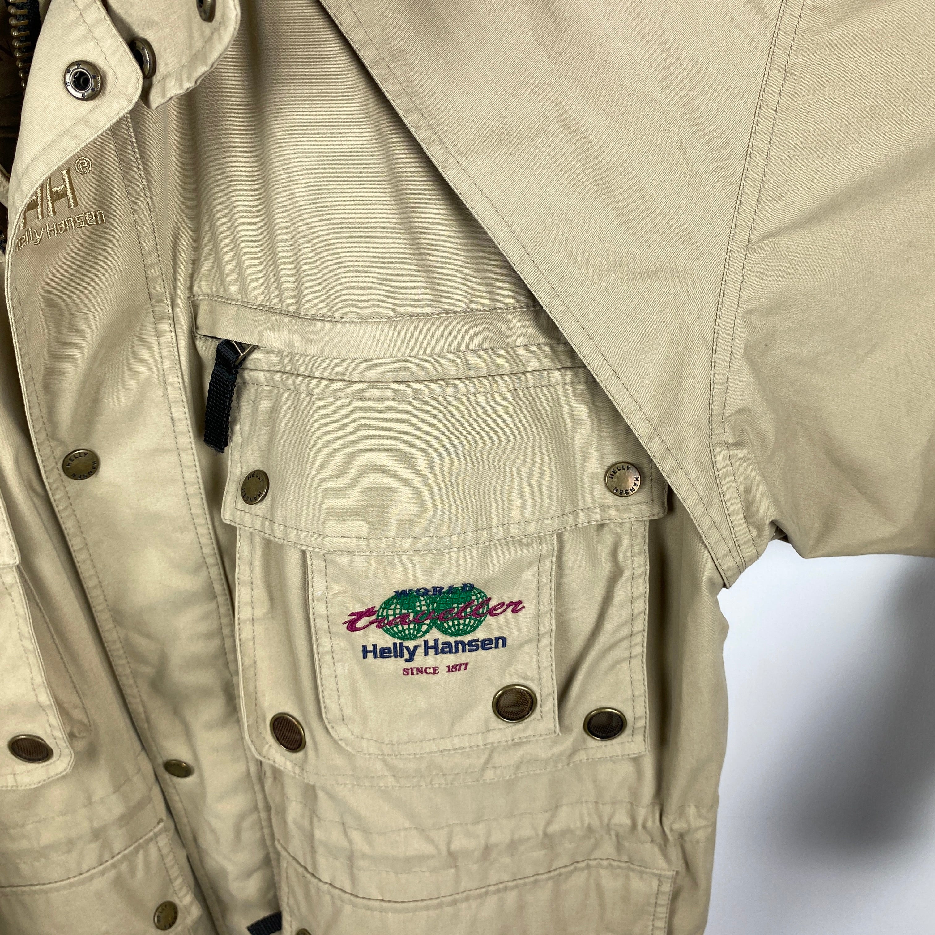 Helly Hansen Vintage Jacket, Size L, Outdoor, Canvas