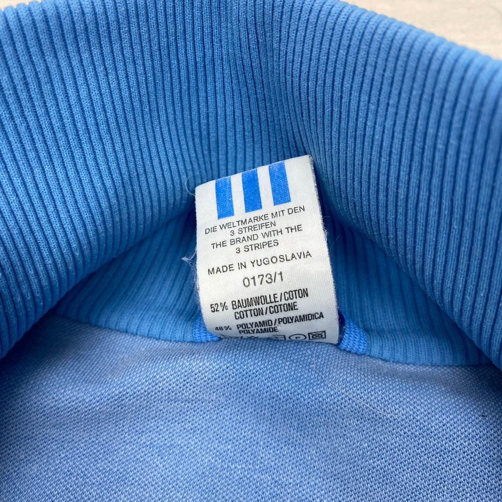 Adidas Vintage Track Jacket, Size L, Made in Yugoslavia, 80’s/90’s