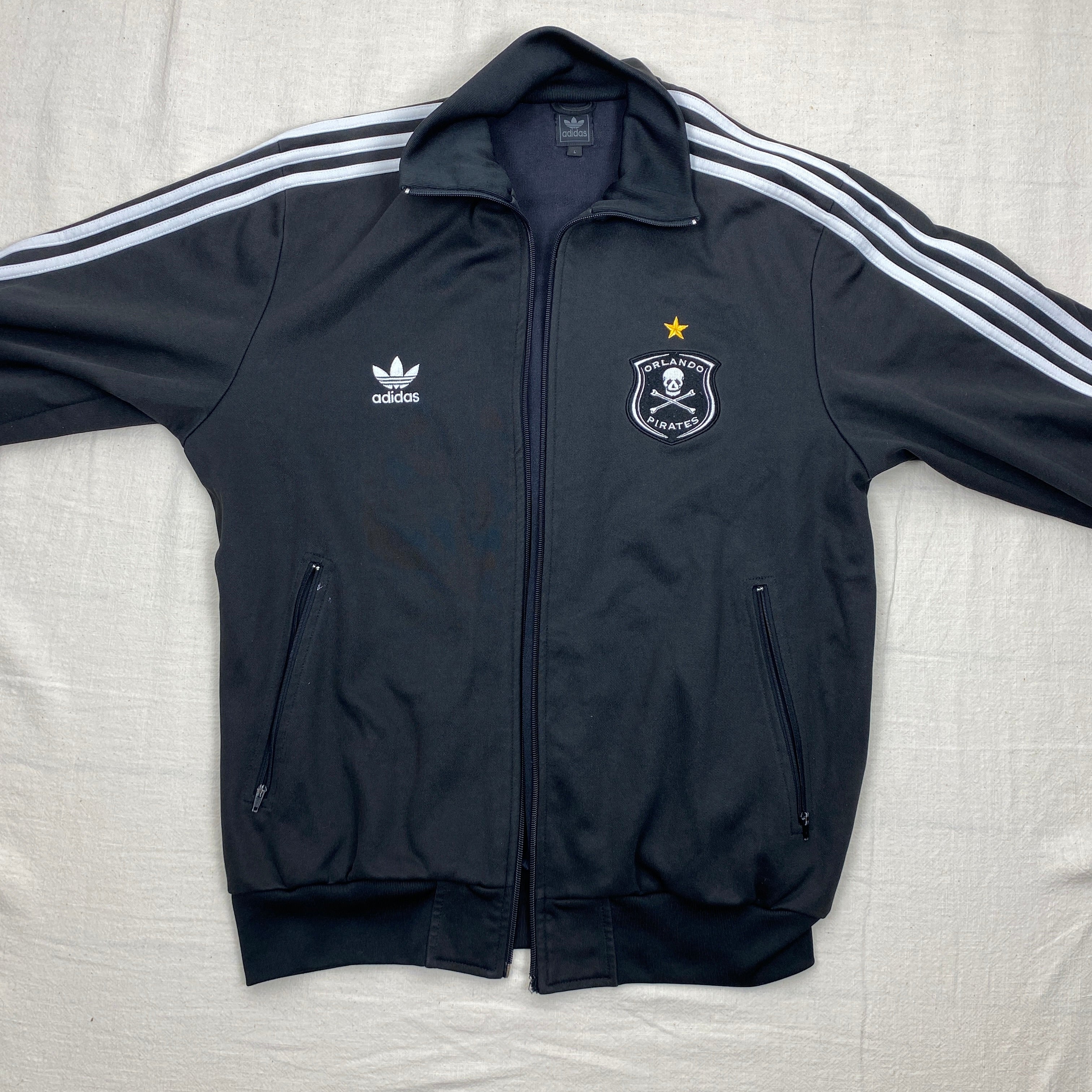 Adidas Vintage Track Jacket, Size L, Orlando Pirates, 2000’s