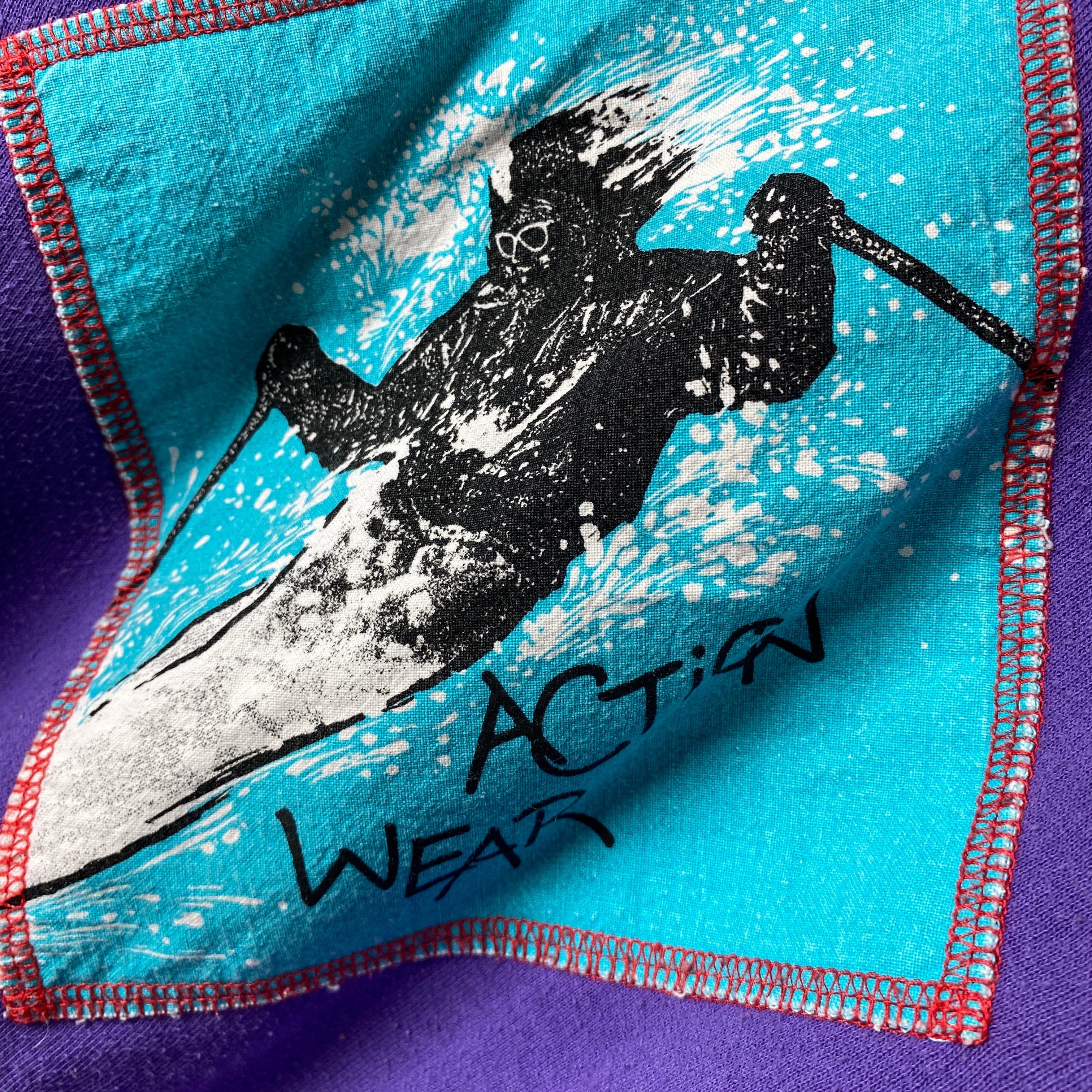 Adidas Vintage Sweatshirt, Size L, Snow Action, Come On, Rare, 90’s