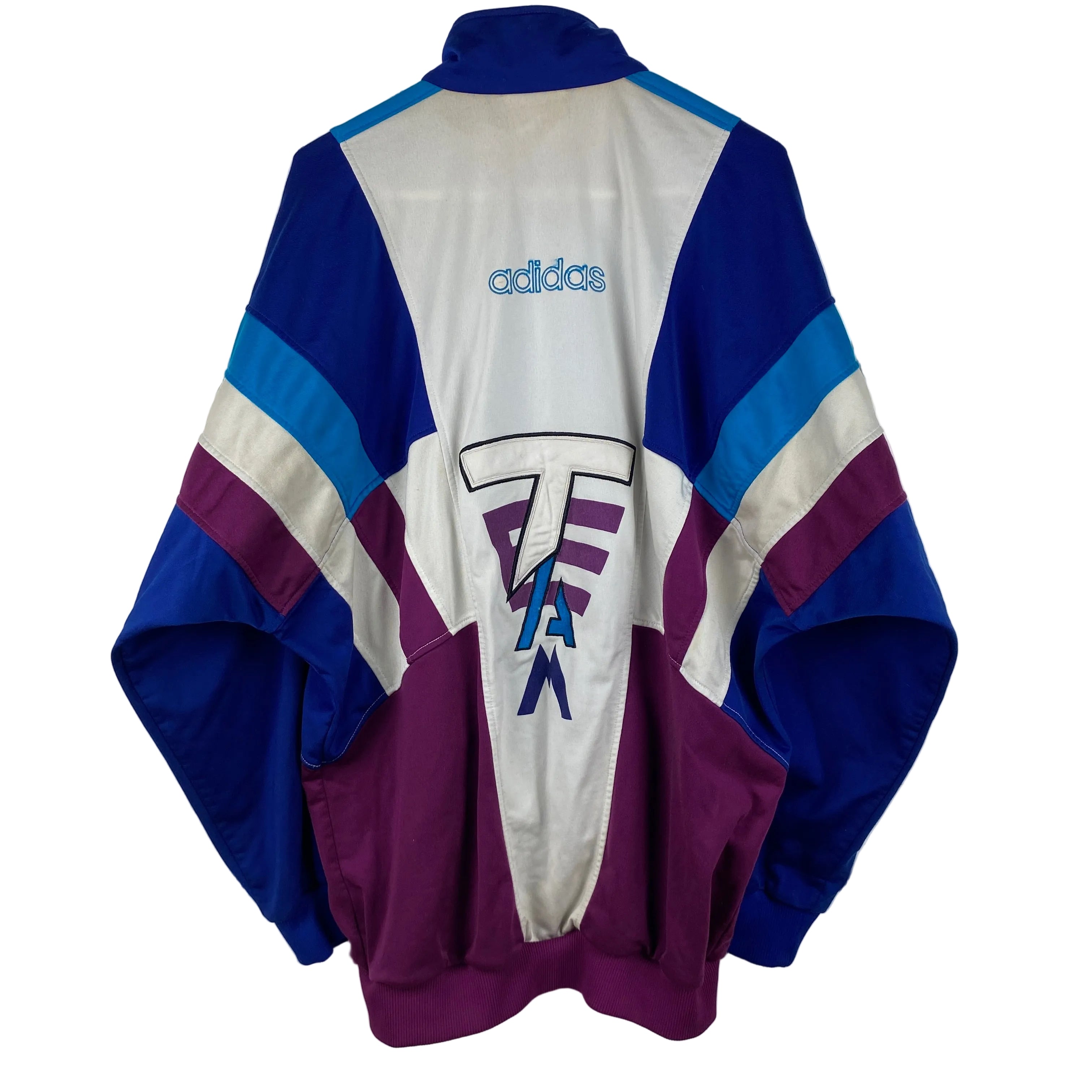 Adidas Vintage Track Jacket, Size XL, Embroidered TEAM Logo, 90’s