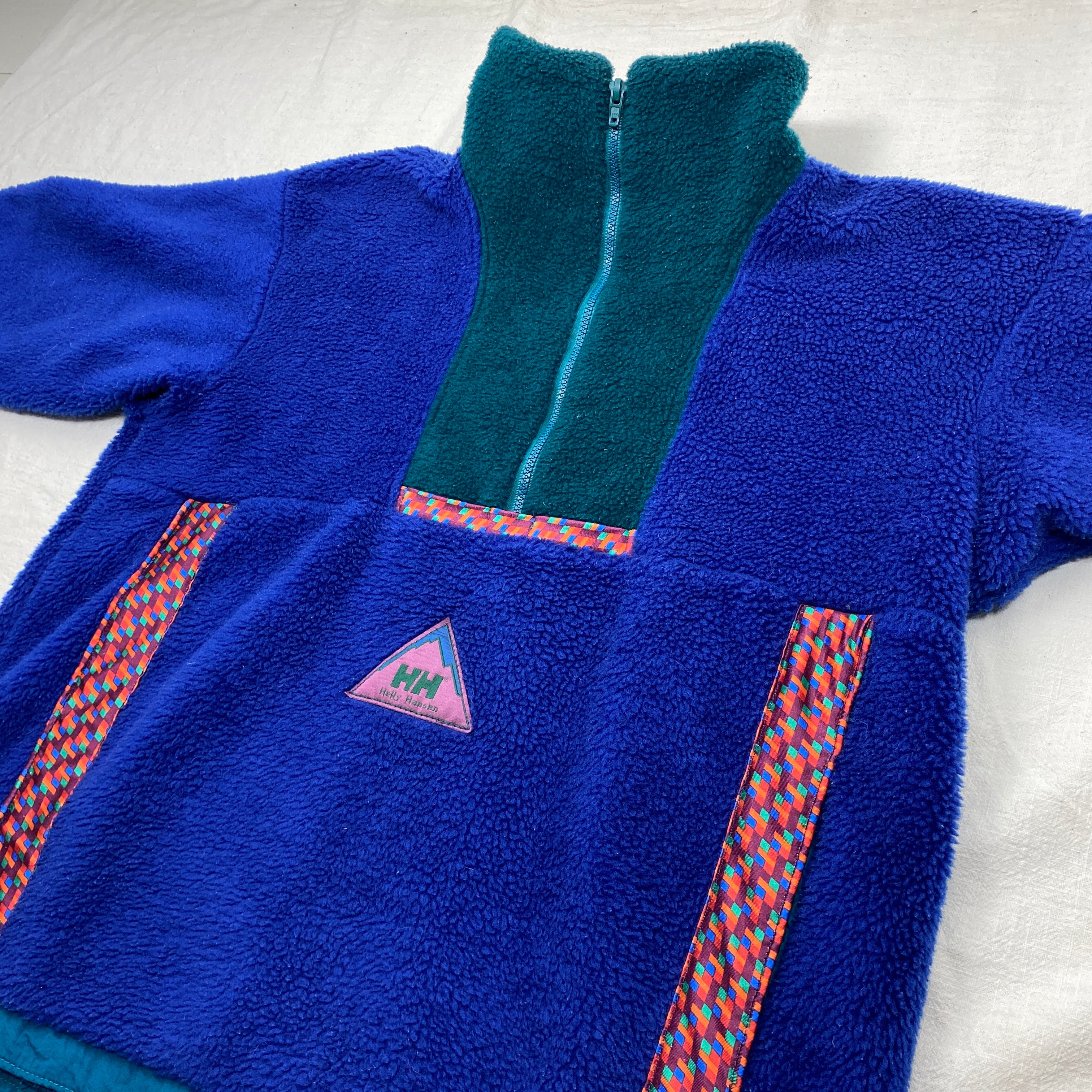 Helly Hansen Vintage Fleece Jacket, Size M, Polar Fleece, 90’s
