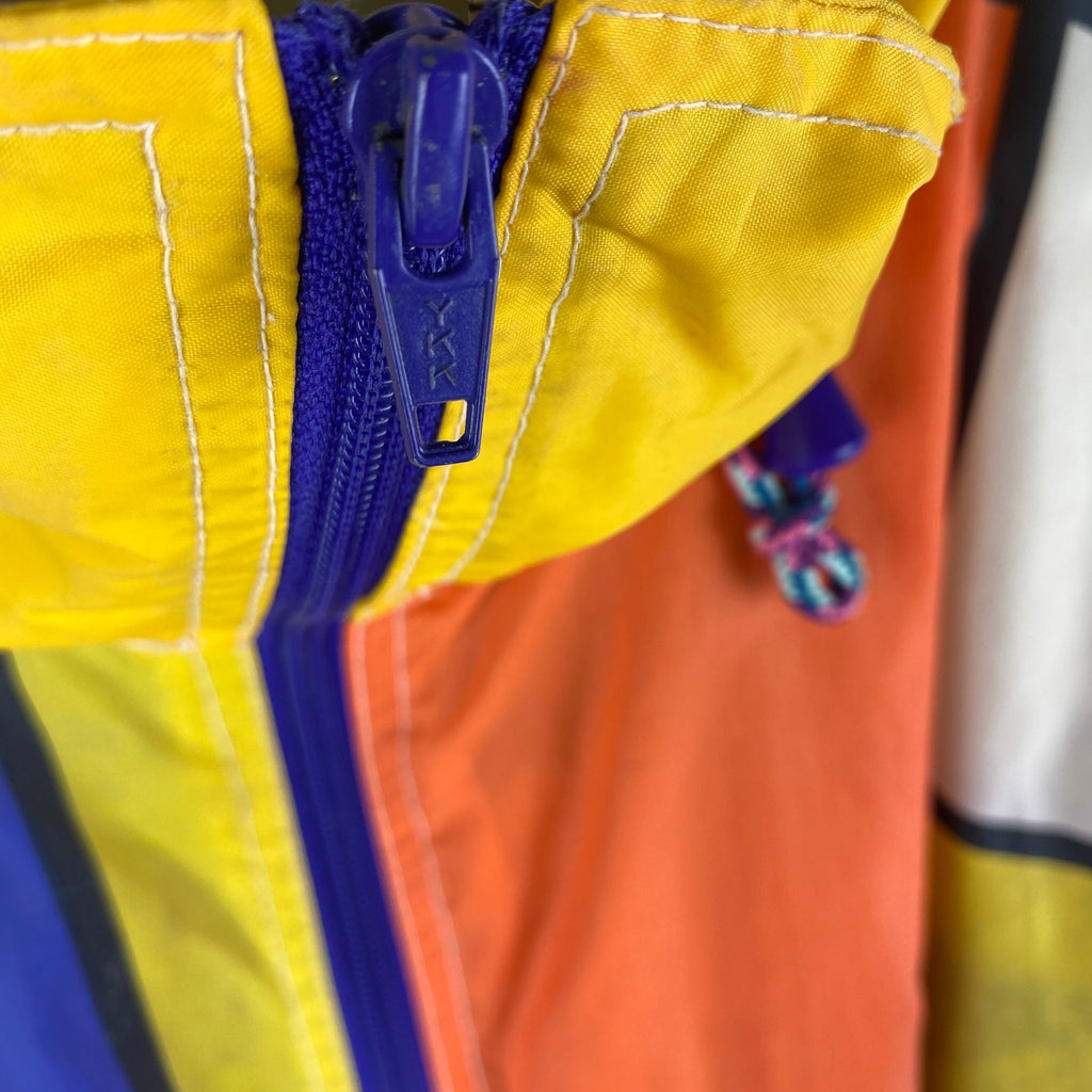 Helly Hansen Rain Jacket, Size L, Vintage 90's Retro Jacket, Distressed