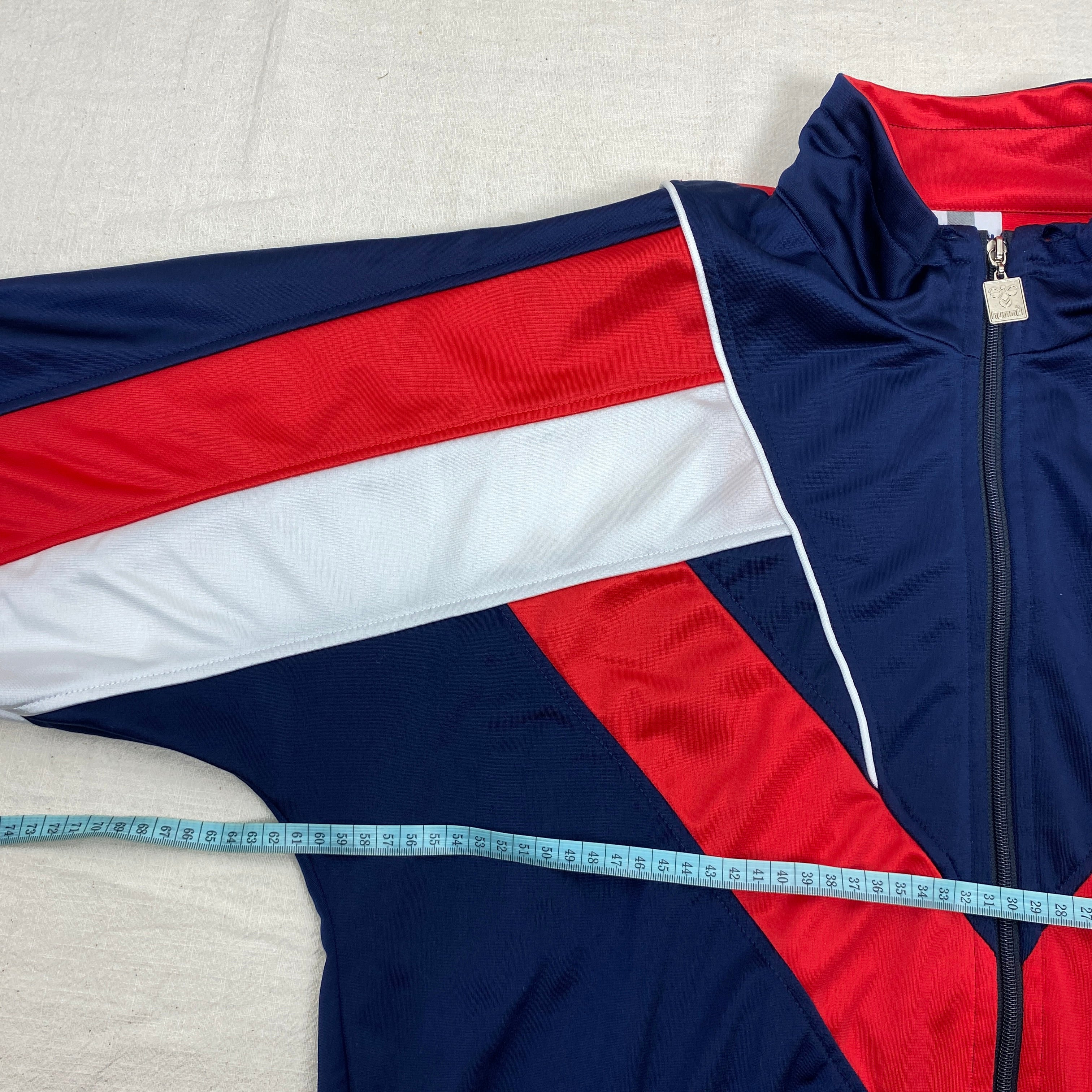 Hummel Vintage Track Jacket, Size L/XL, Baggy, 90’s