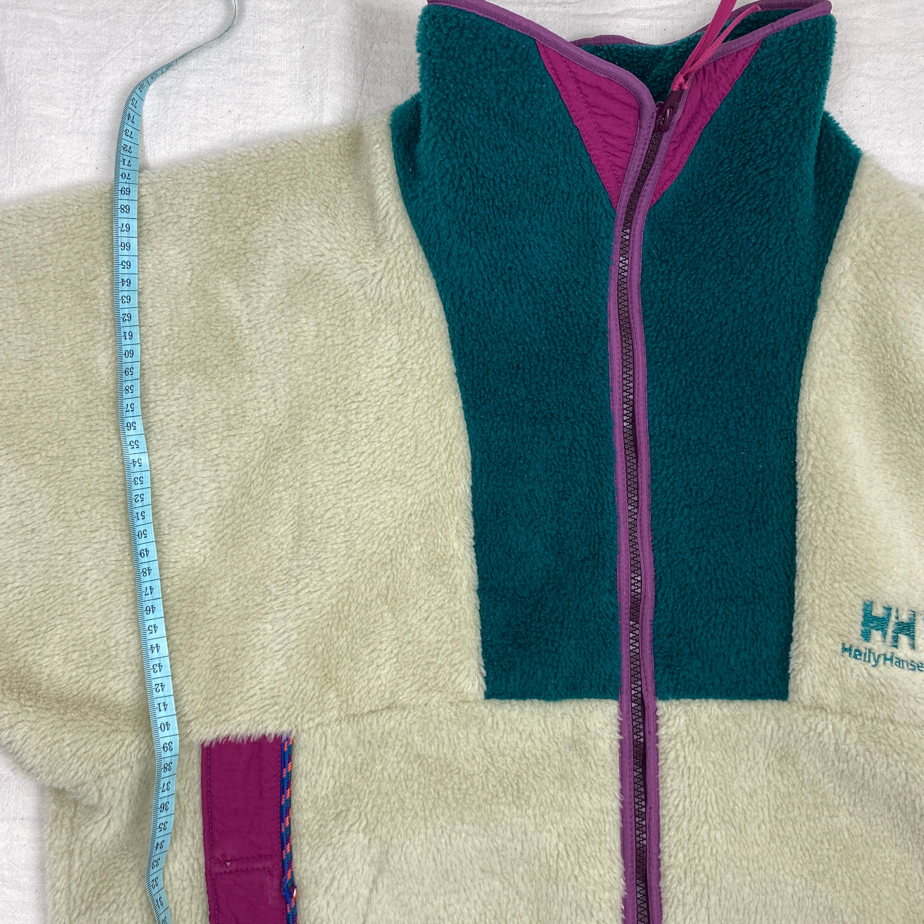Helly Hansen Vintage Fleece Jacket, Size M, Polar Fleece, 90’s