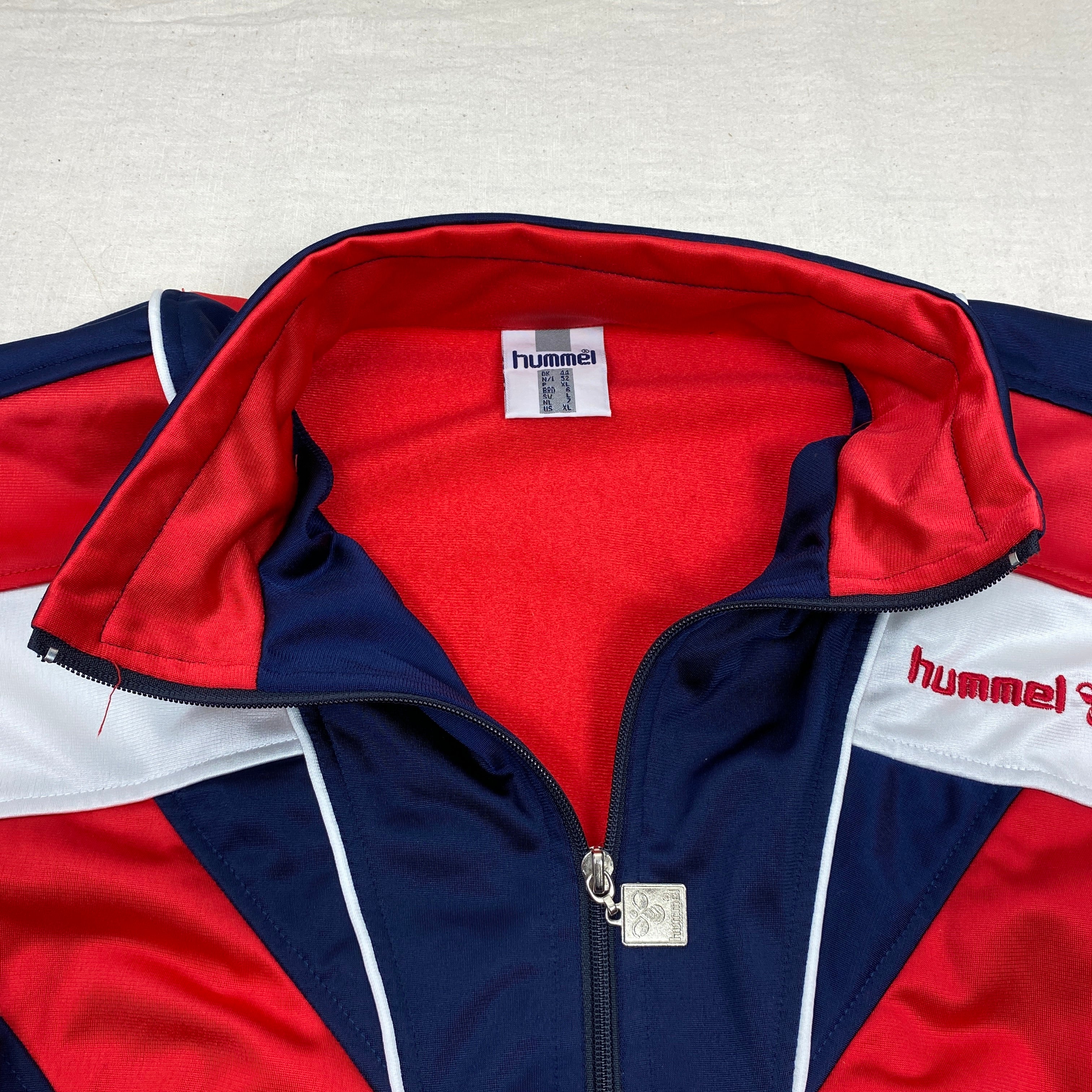 Hummel Vintage Track Jacket, Size L/XL, Baggy, 90’s