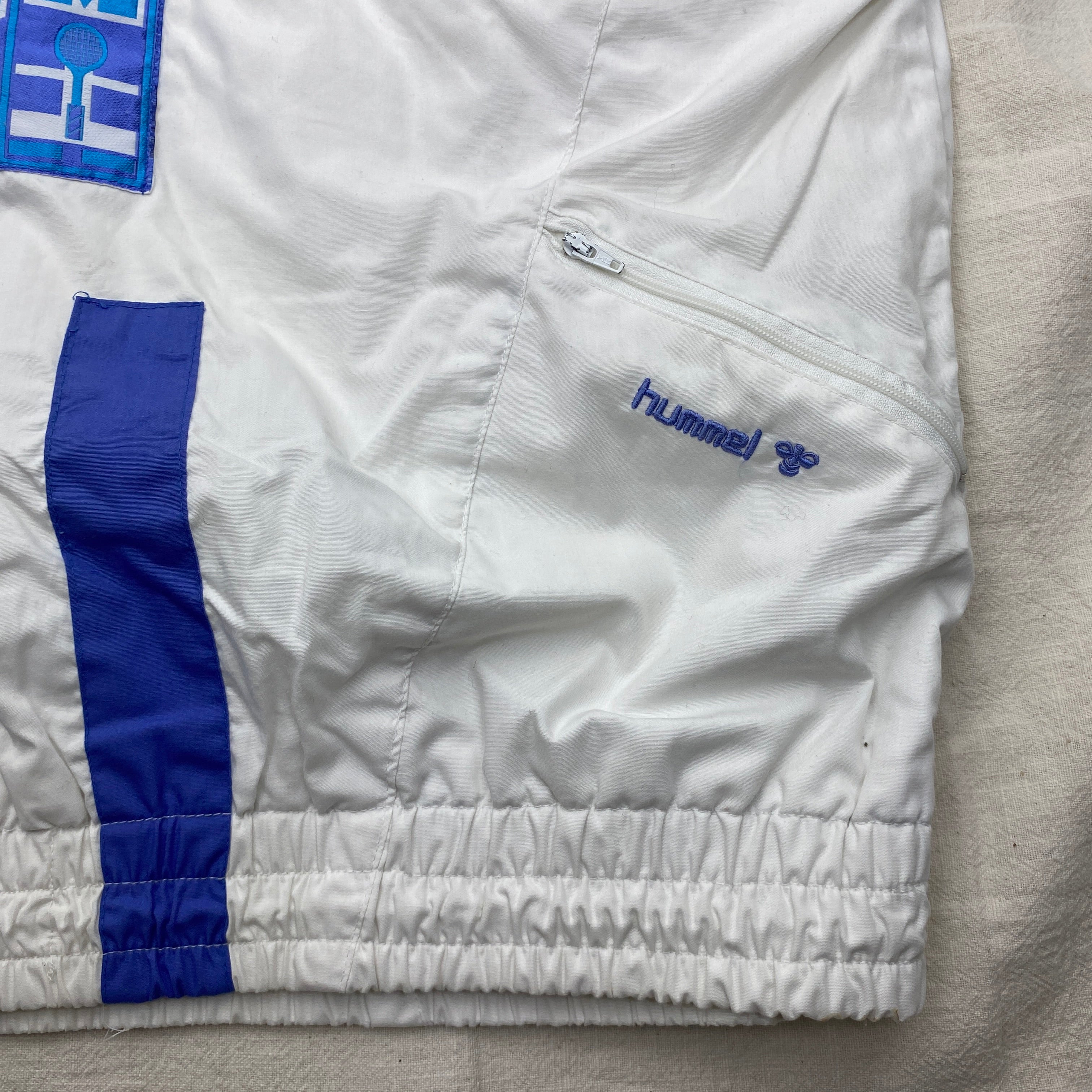 Hummel Vintage Track Jacket, Size L, Tennis, 90’s