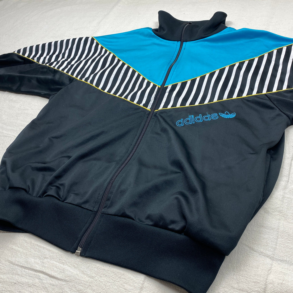Adidas Vintage Track Jacket, Size M, Striped, 90’s