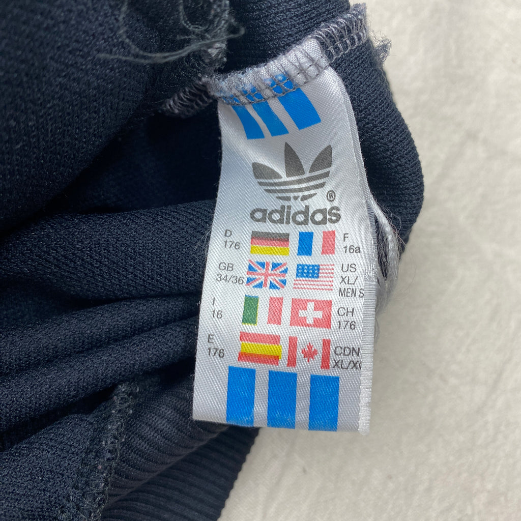 Adidas Vintage Track Jacket, Size M, Big Embroidered Logo, 90’s