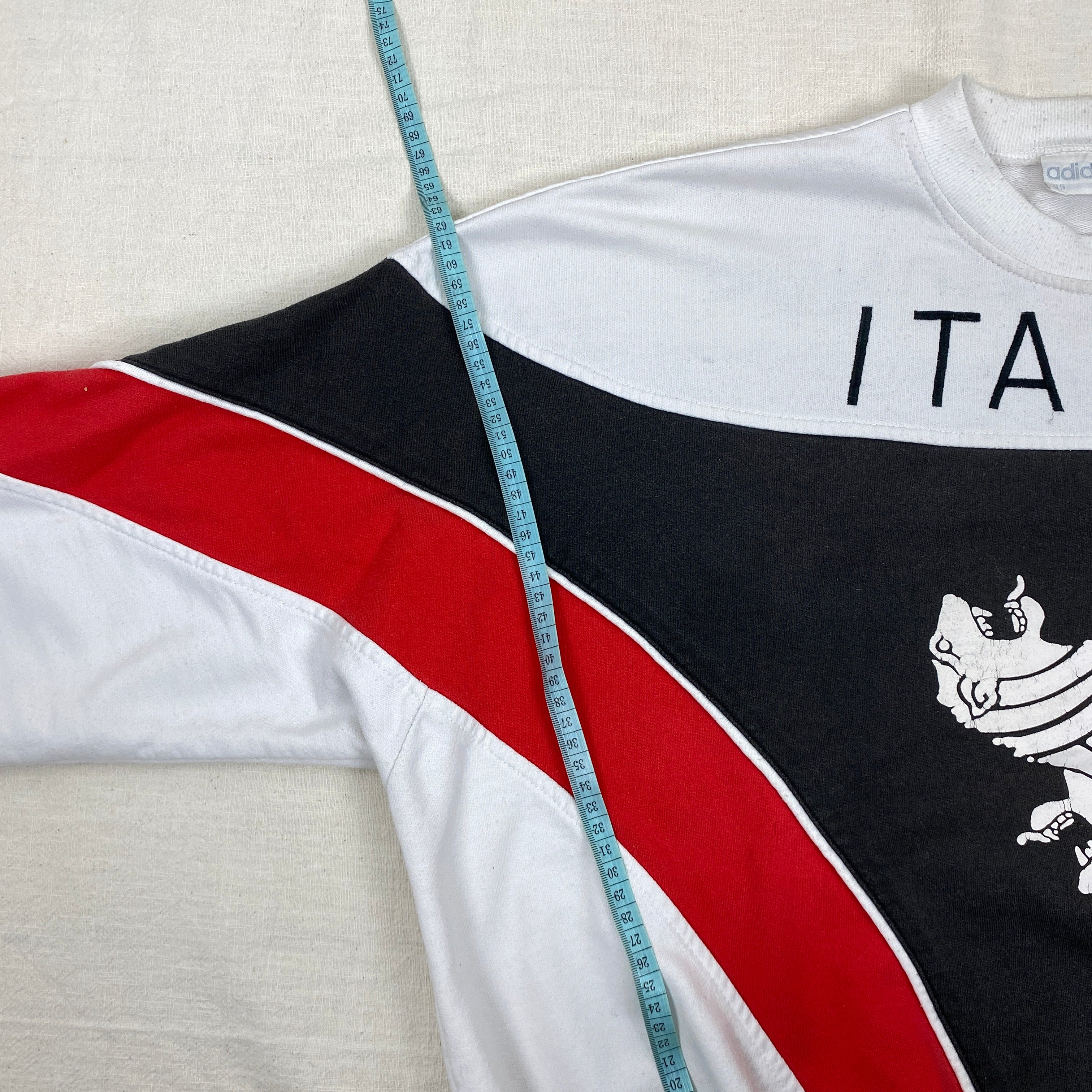 Adidas Vintage Sweatshirt, Size L, Coppa Del Mondo, Italian World Cup, 90’s