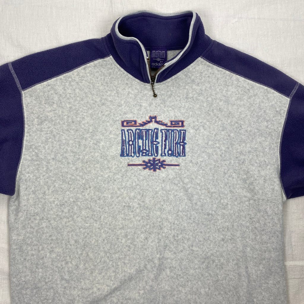 Adidas Vintage Fleece Pullover, Size L, Arctic Fire