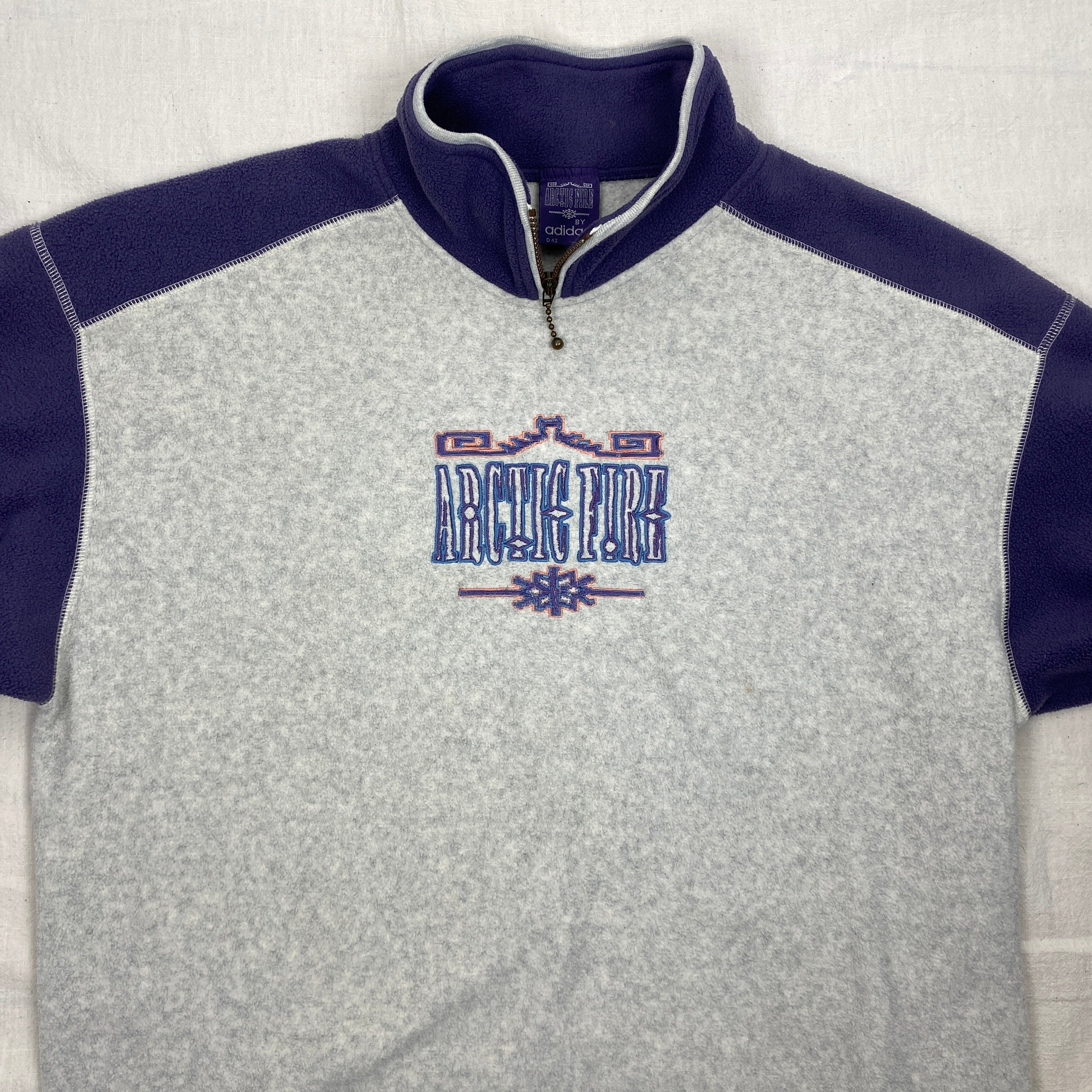 Adidas Vintage Fleece Pullover, Size L, Arctic Fire