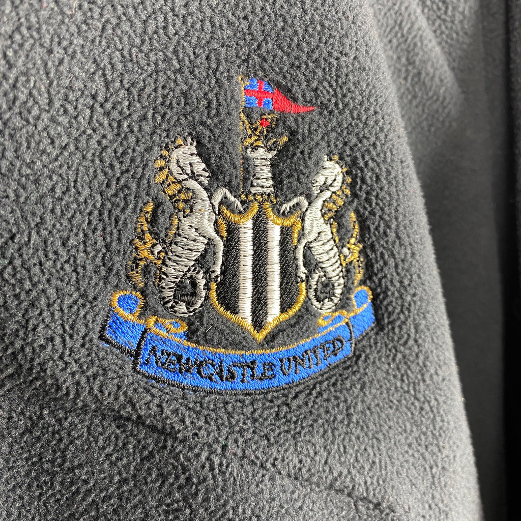 Adidas Vintage Fleece Jacket, Size M, Newcastle United, 90s/Y2K