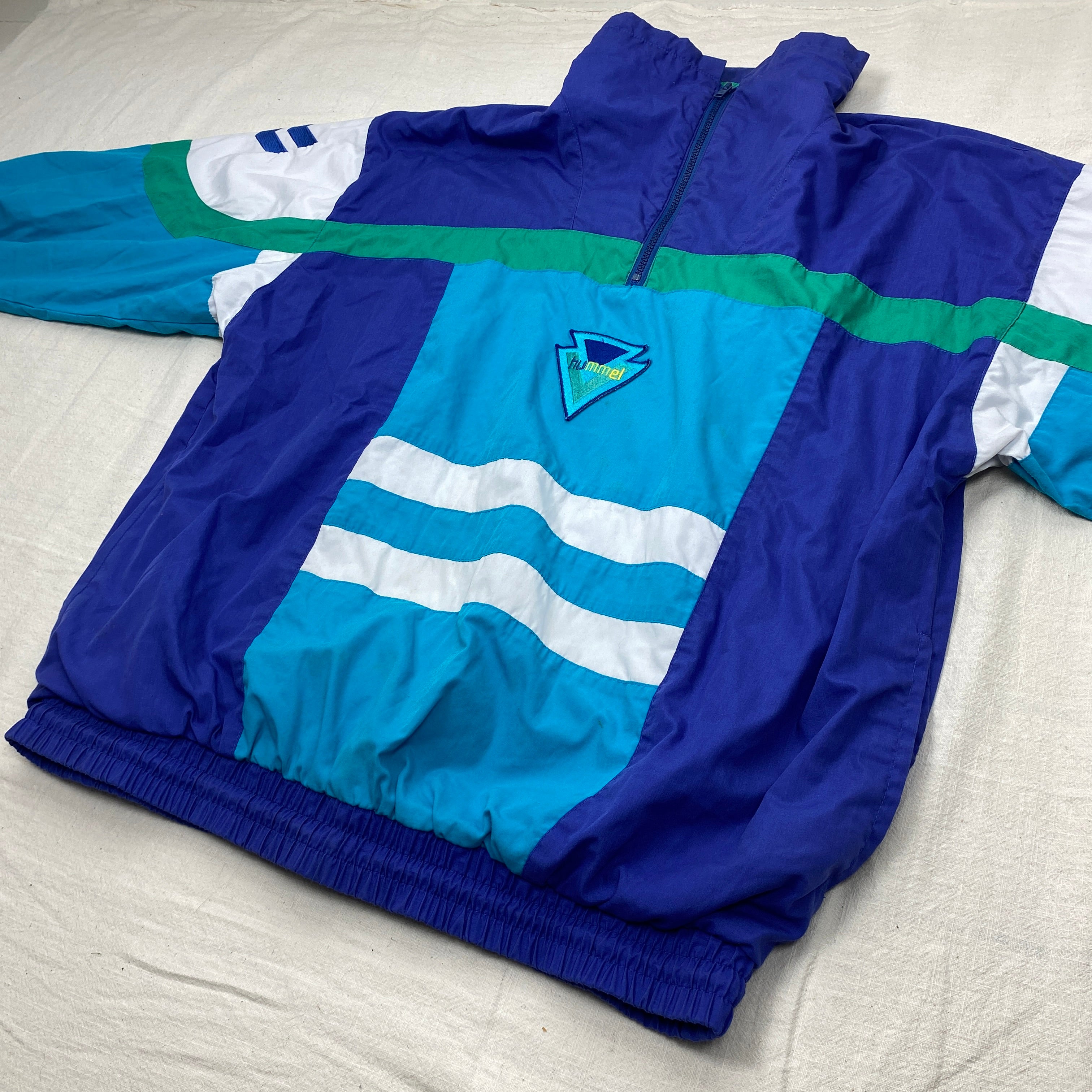 Hummel Vintage Track Jacket, Size XL, Baggy, 90’s