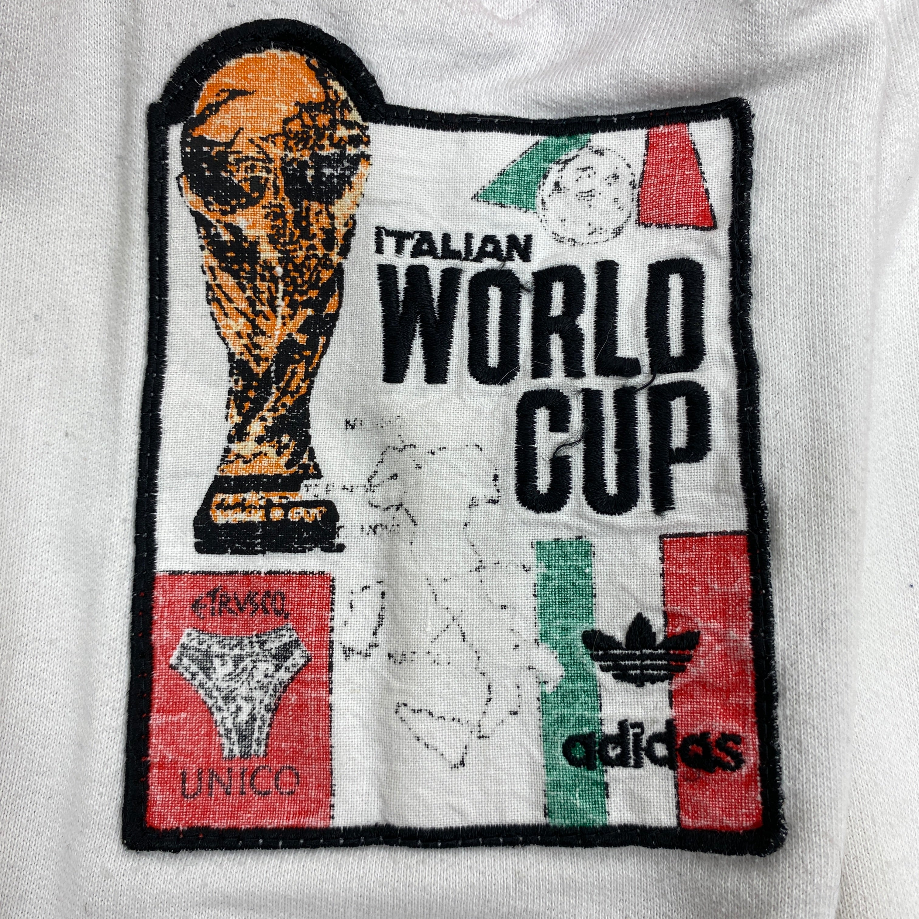 Adidas Vintage Sweatshirt, Size L, Coppa Del Mondo, Italian World Cup, 90’s