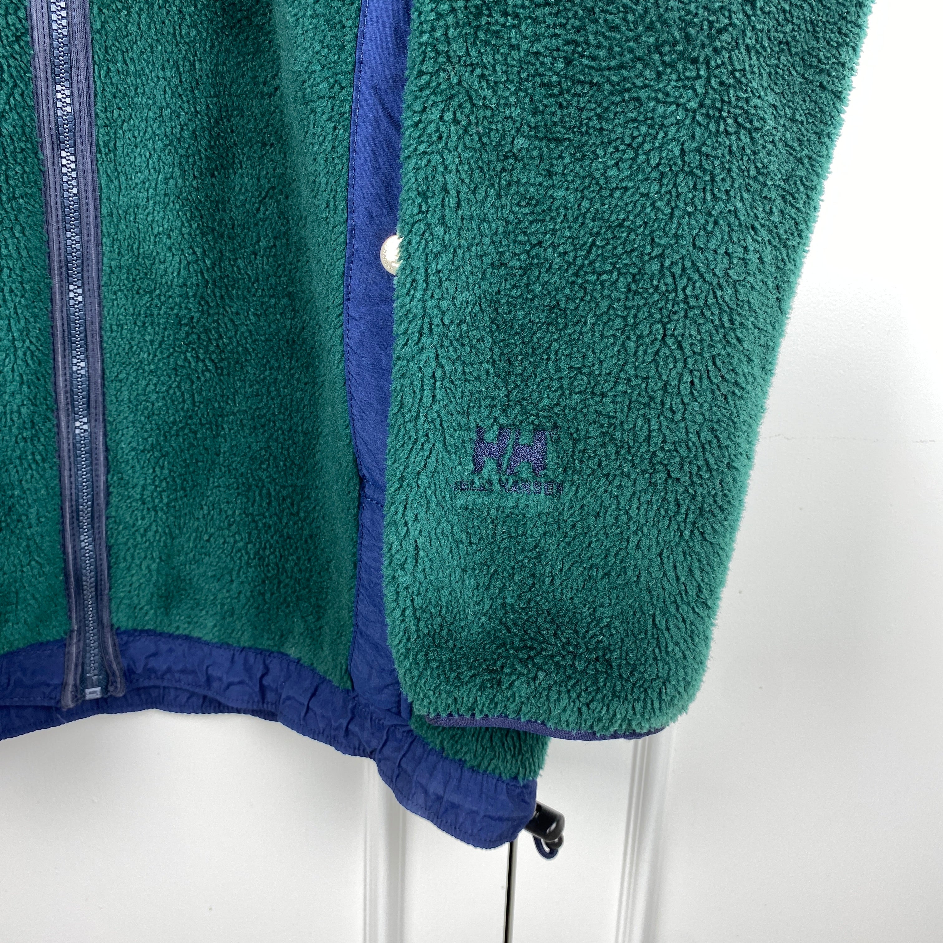 Helly Hansen Vintage Fleece Jacket, Size S, Polar Fleece, 90’s