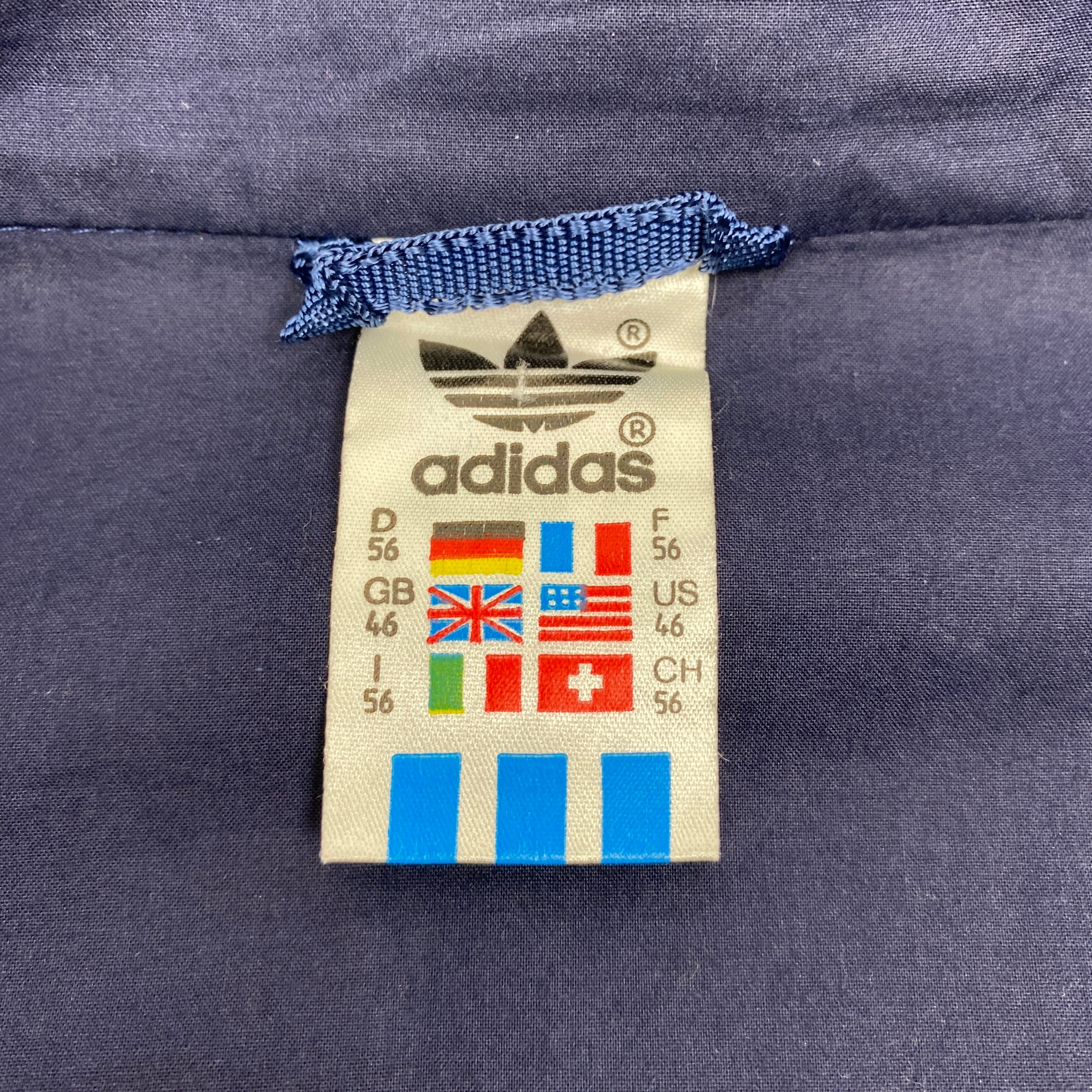 Adidas Vintage Track Jacket, Size L, Made in West Germany, 80’s/90’s