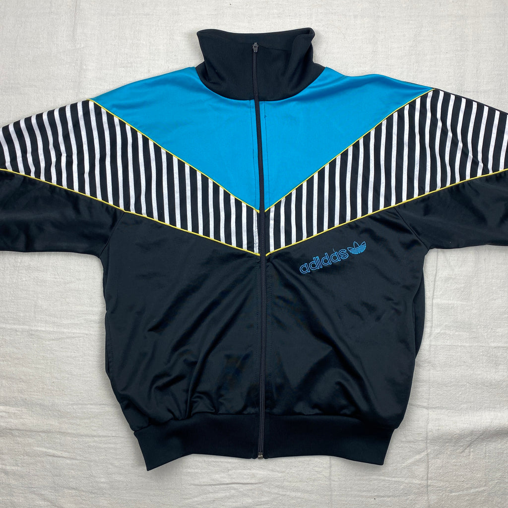 Adidas Vintage Track Jacket, Size M, Striped, 90’s