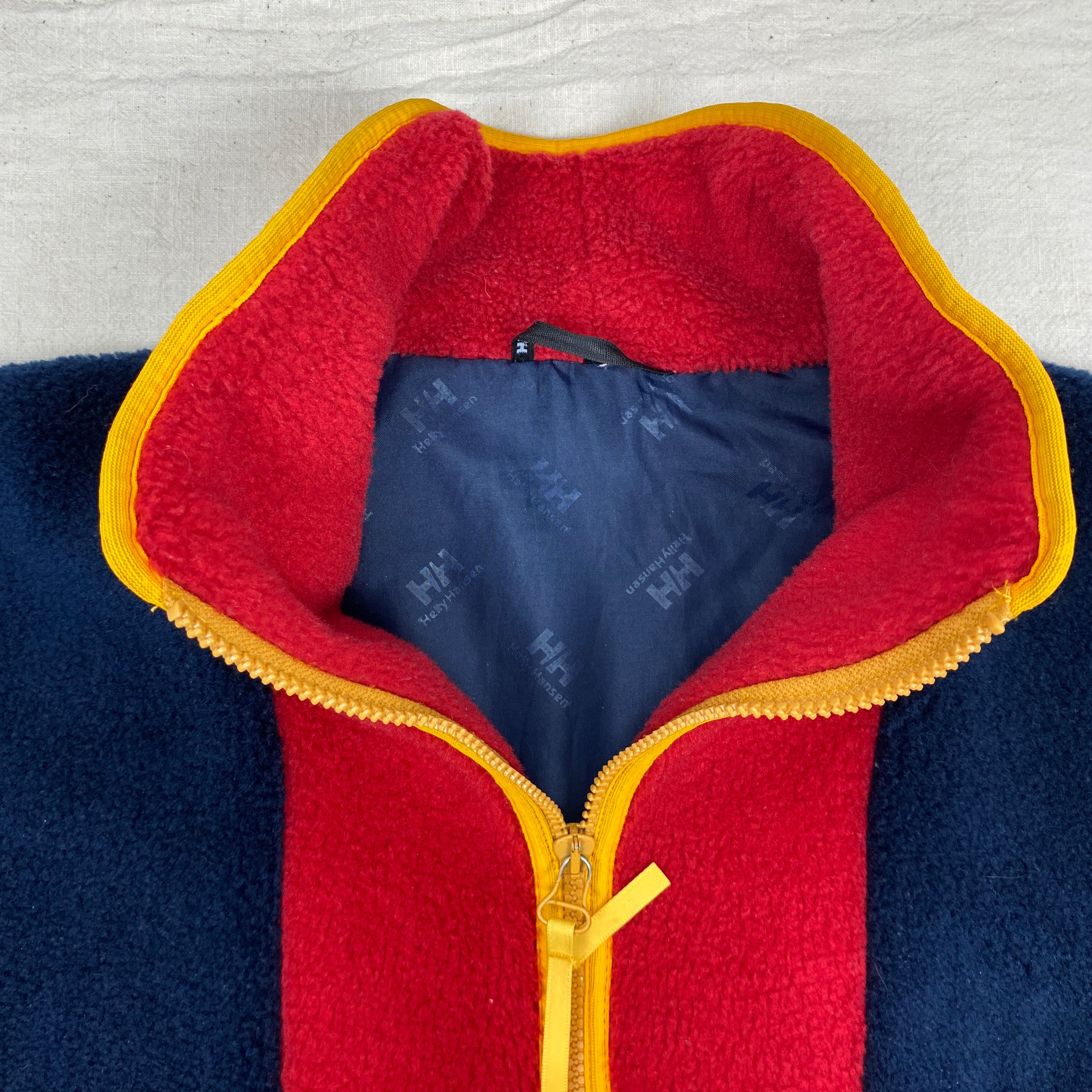 Helly Hansen Vintage Fleece Jacket, Size S, Polar Fleece, 90’s