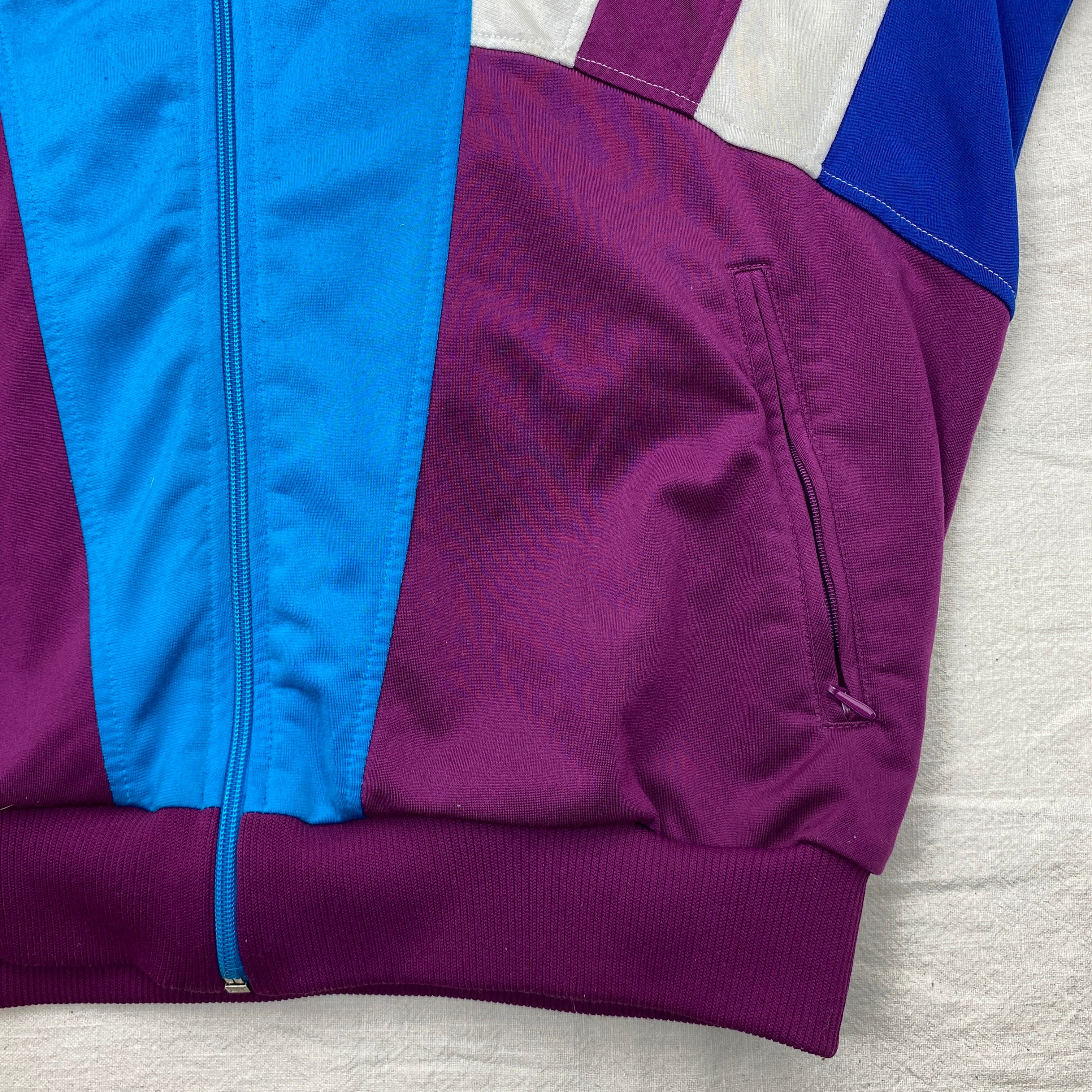 Adidas Vintage Track Jacket, Size XL, Embroidered TEAM Logo, 90’s