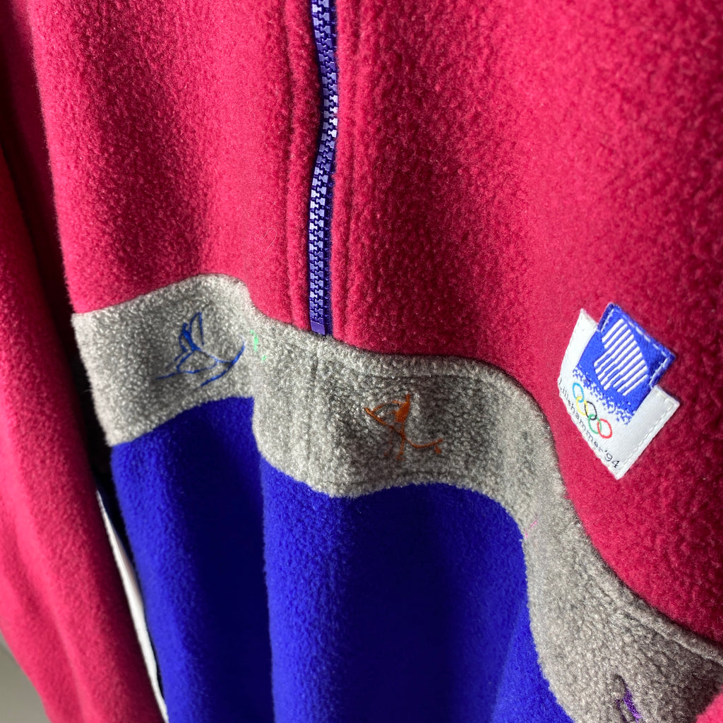 Helly Hansen Vintage Fleece Jacket, Size M, Olympics Fleece, Rare 90’s