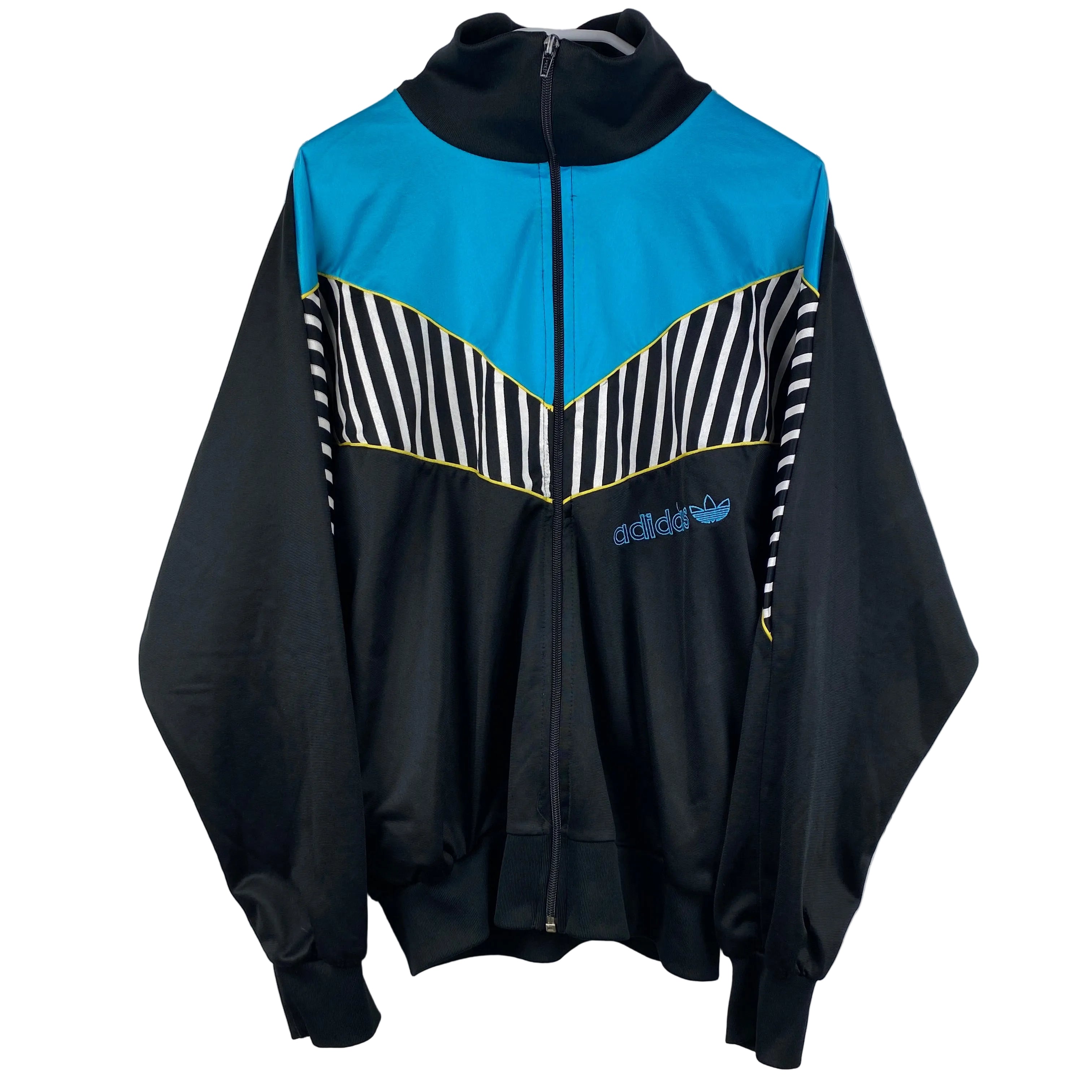 Adidas Vintage Track Jacket, Size M, Striped, 90’s