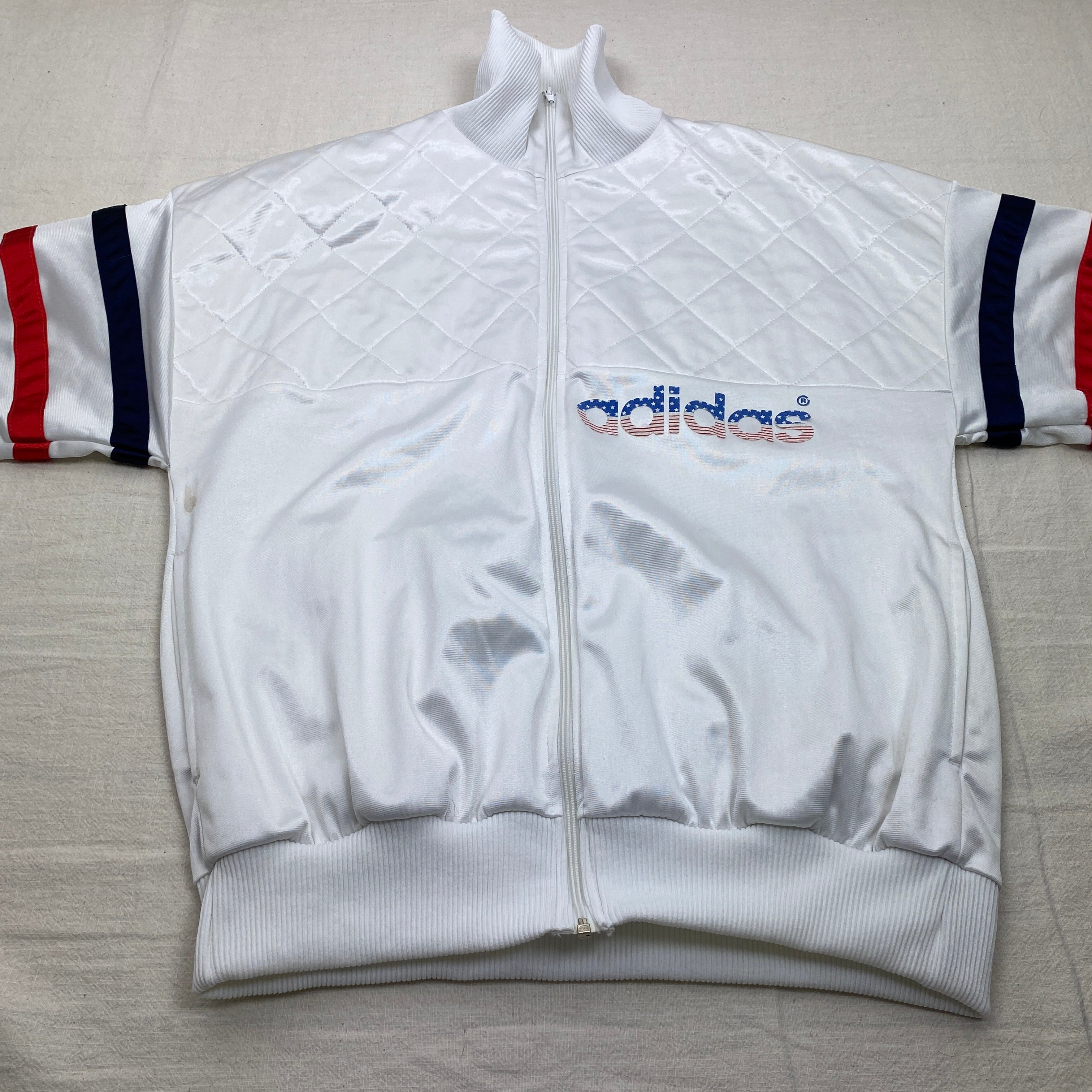 Adidas Vintage Track Jacket, Size M, Made in France, 70’s/80’s