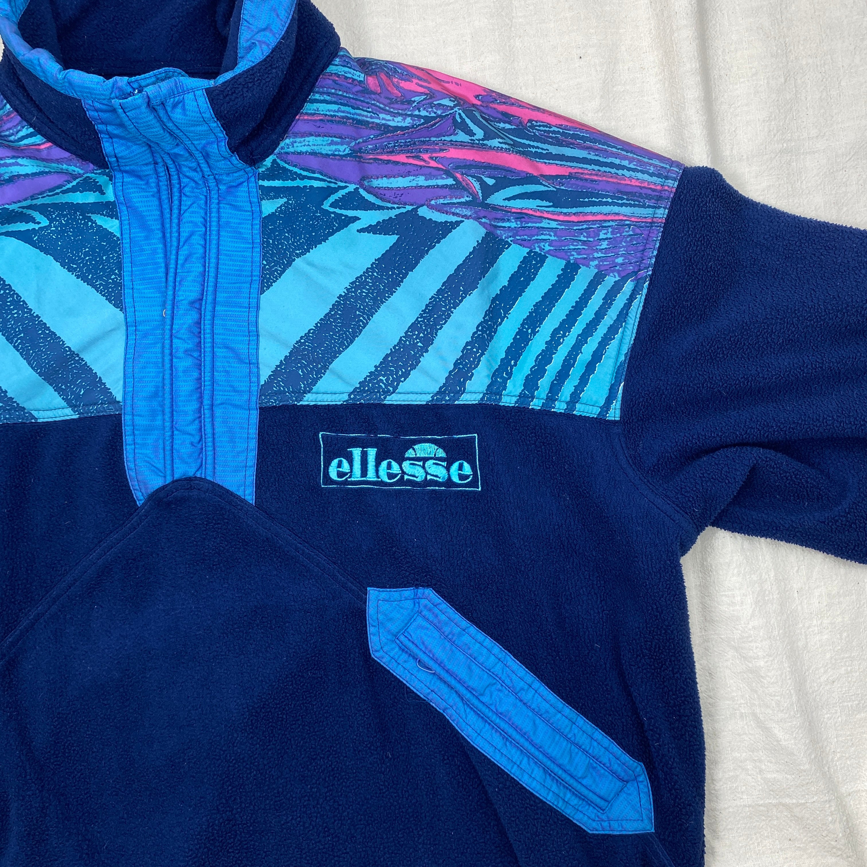 Ellesse Vintage Fleece Jacket, Size L, 90’s