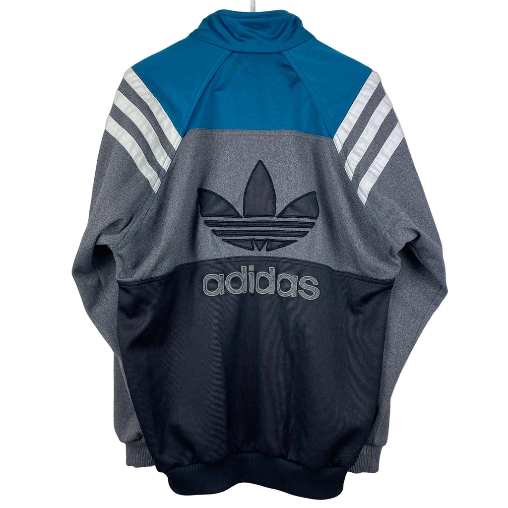 Adidas Vintage Track Jacket, Size M, Big Embroidered Logo, 90’s