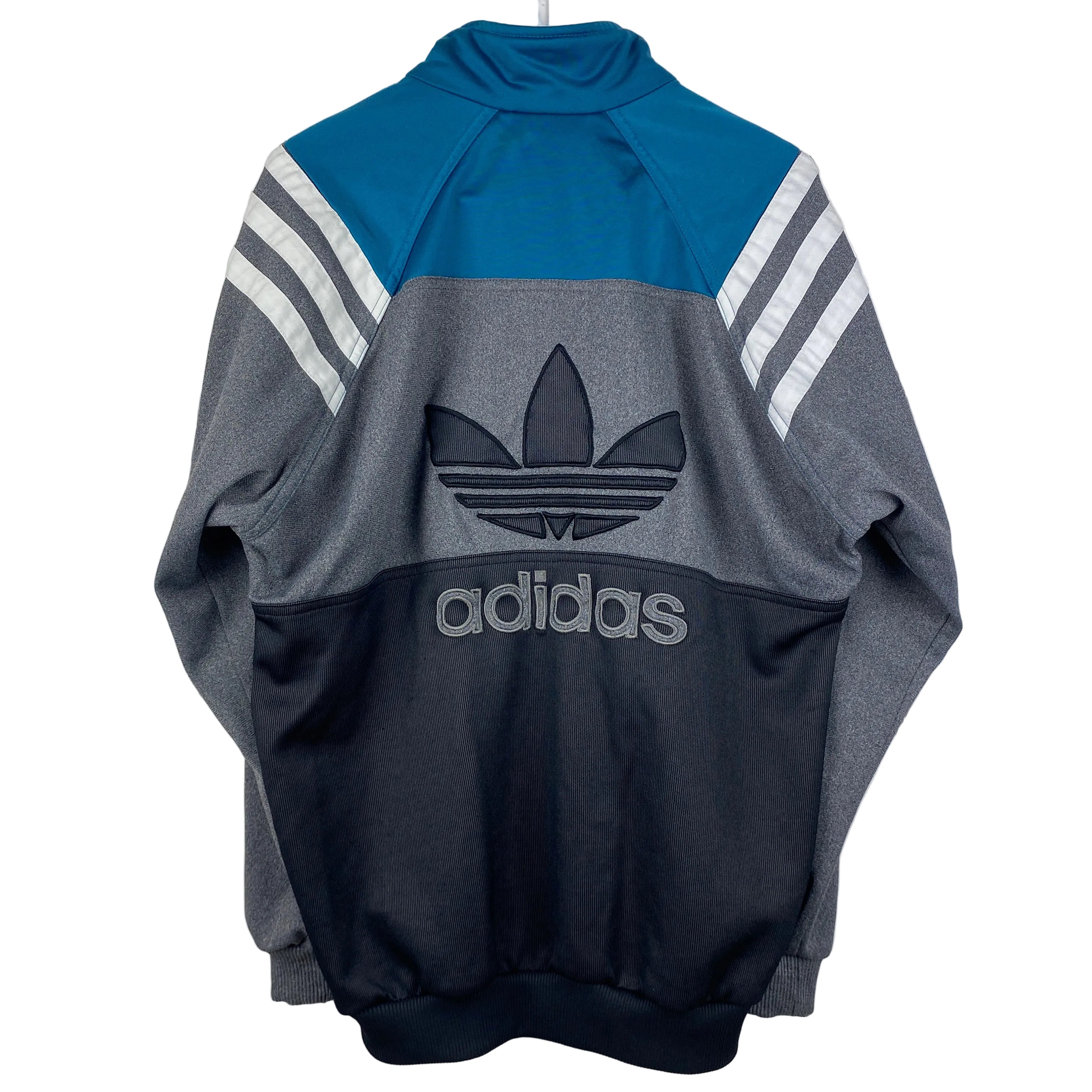 Adidas Vintage Track Jacket, Size M, Big Embroidered Logo, 90’s