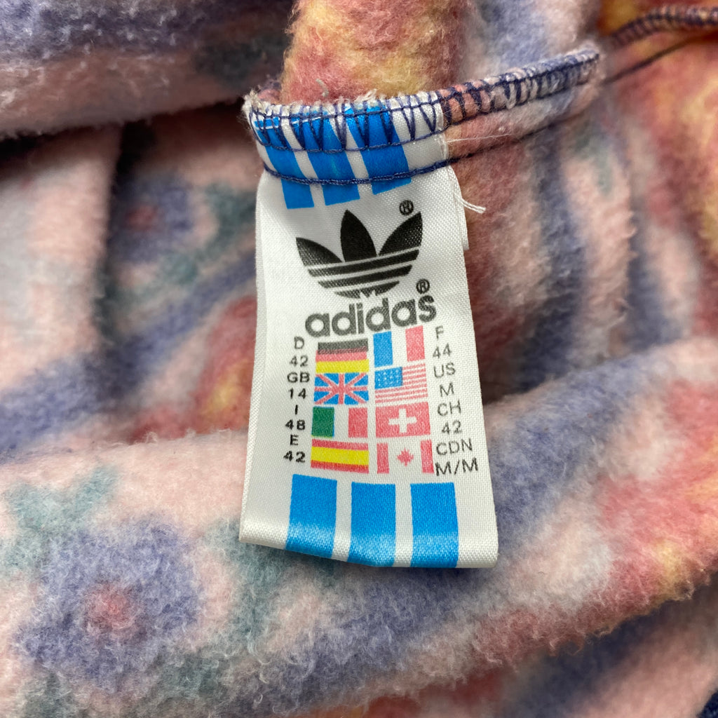 Adidas Vintage Fleece Hoodie, Size L, Fleece Jacket, 90’s