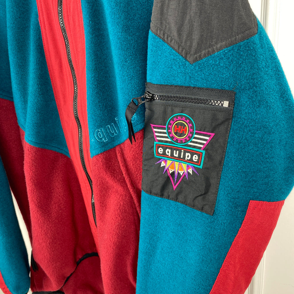 Helly Hansen Vintage Fleece Jacket, Size L, Made in USA, 90’s