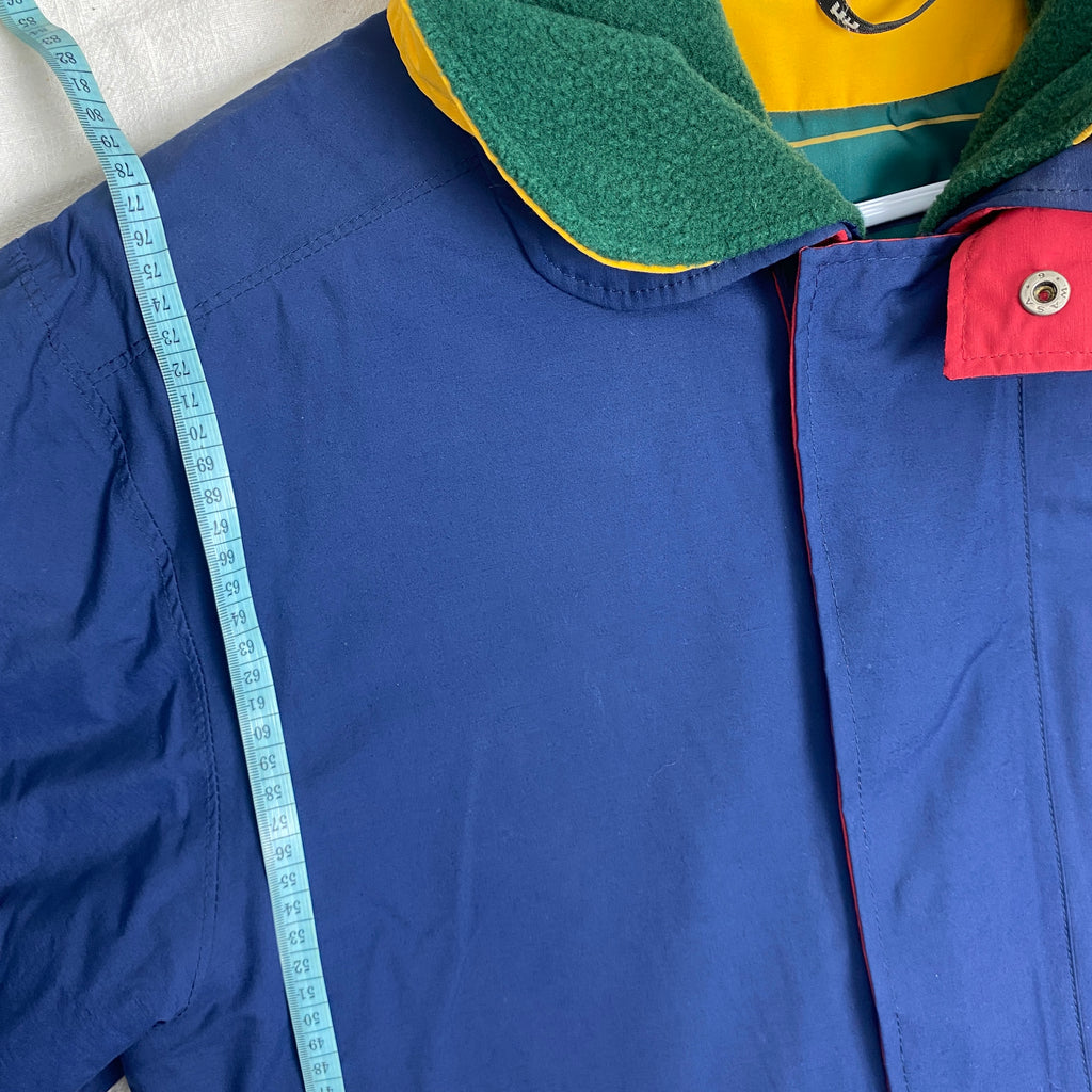 Helly Hansen Jacket, Size M, Vintage 90's Retro Jacket, Fleece Collar