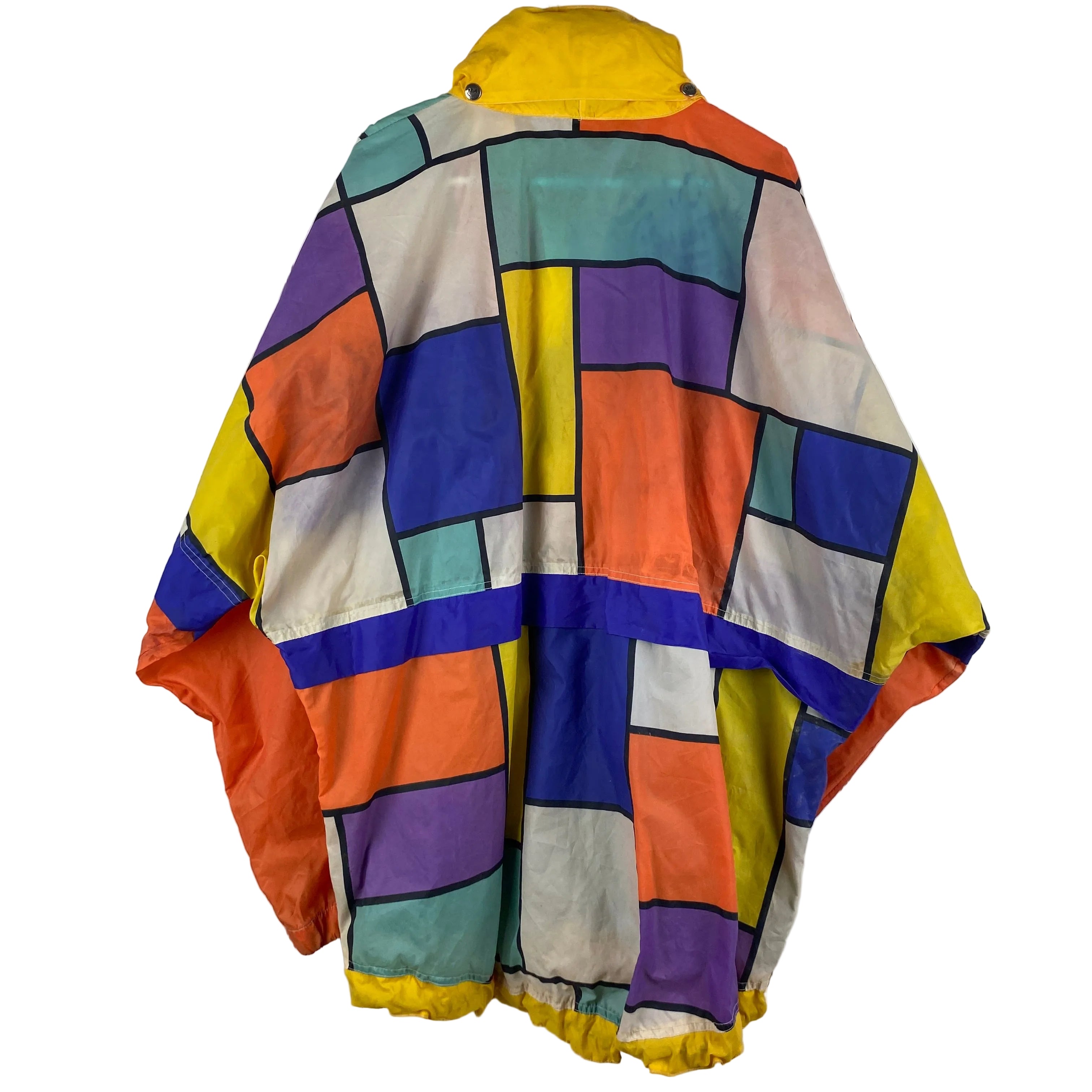 Helly Hansen Rain Jacket, Size L, Vintage 90's Retro Jacket, Distressed