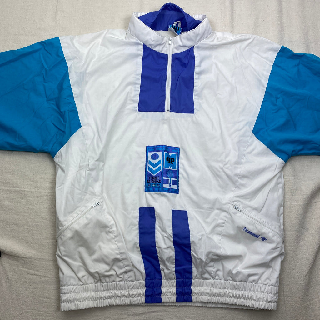 Hummel Vintage Track Jacket, Size L, Tennis, 90’s